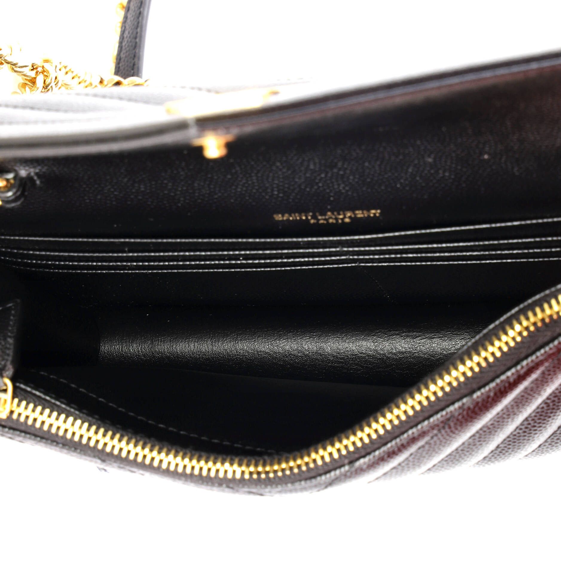 Saint Laurent Paris Classic Monogram Wallet on Chain Size ONE SIZE - 5 Thumbnail