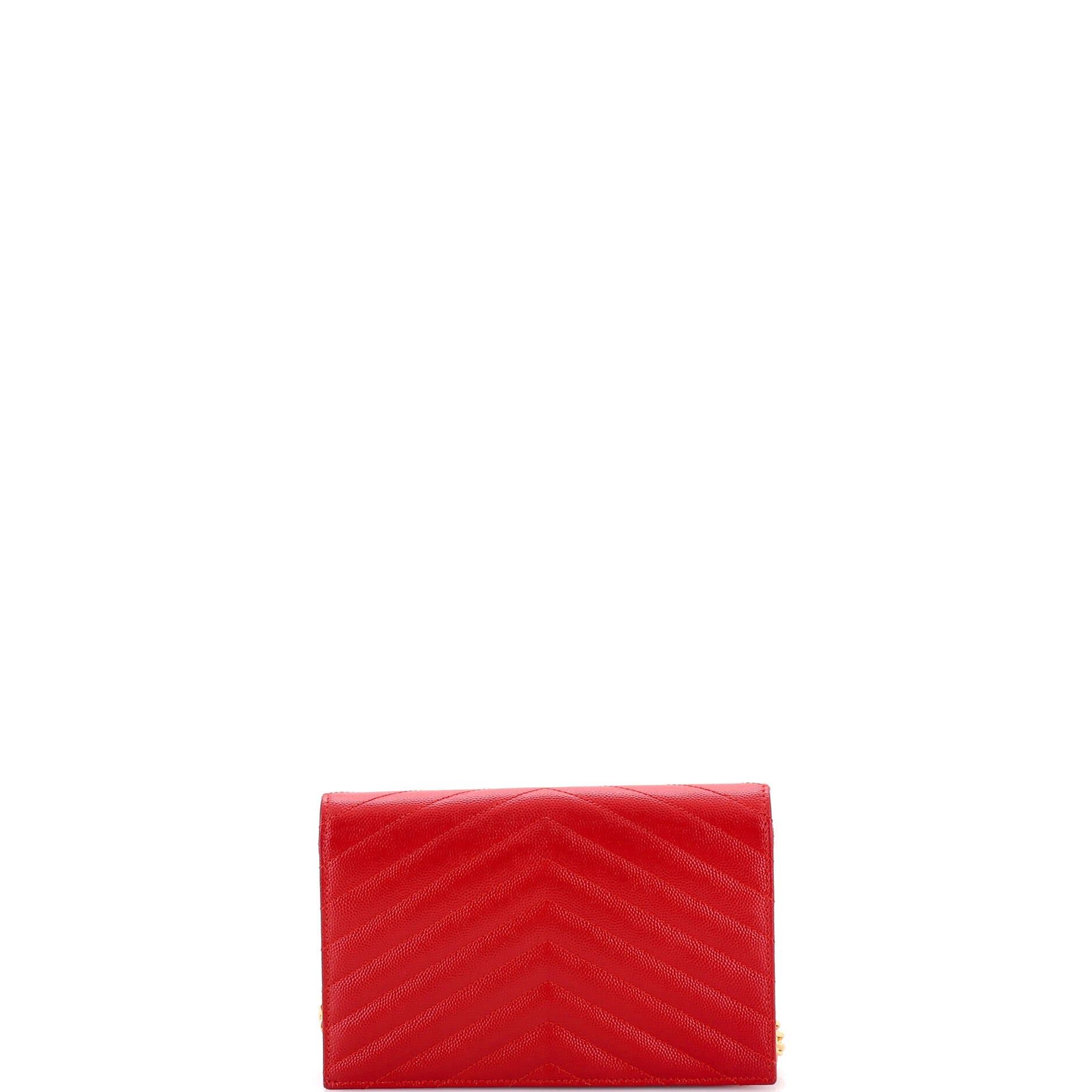 Saint Laurent Paris Classic Monogram Wallet on Chain Size ONE SIZE - 3 Thumbnail