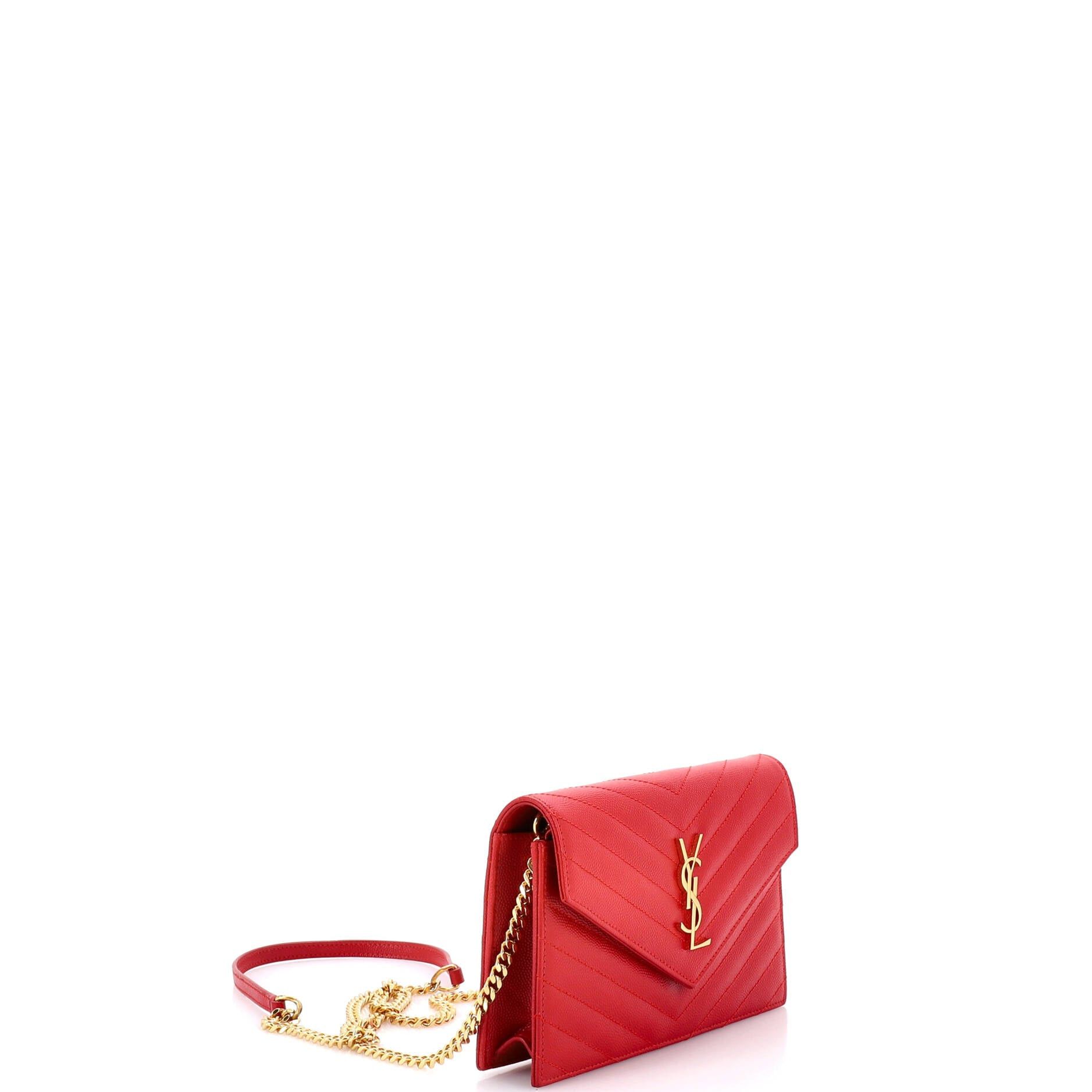 Saint Laurent Paris Classic Monogram Wallet on Chain Size ONE SIZE - 2 Thumbnail