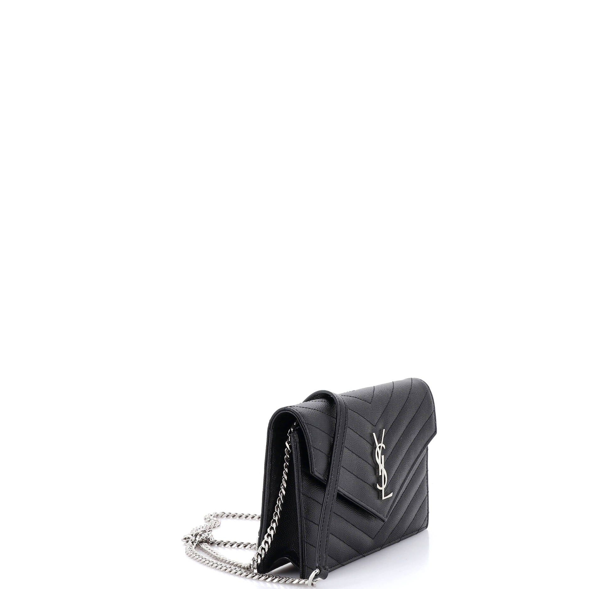 Saint Laurent Paris Classic Monogram Wallet on Chain Size ONE SIZE - 2 Thumbnail