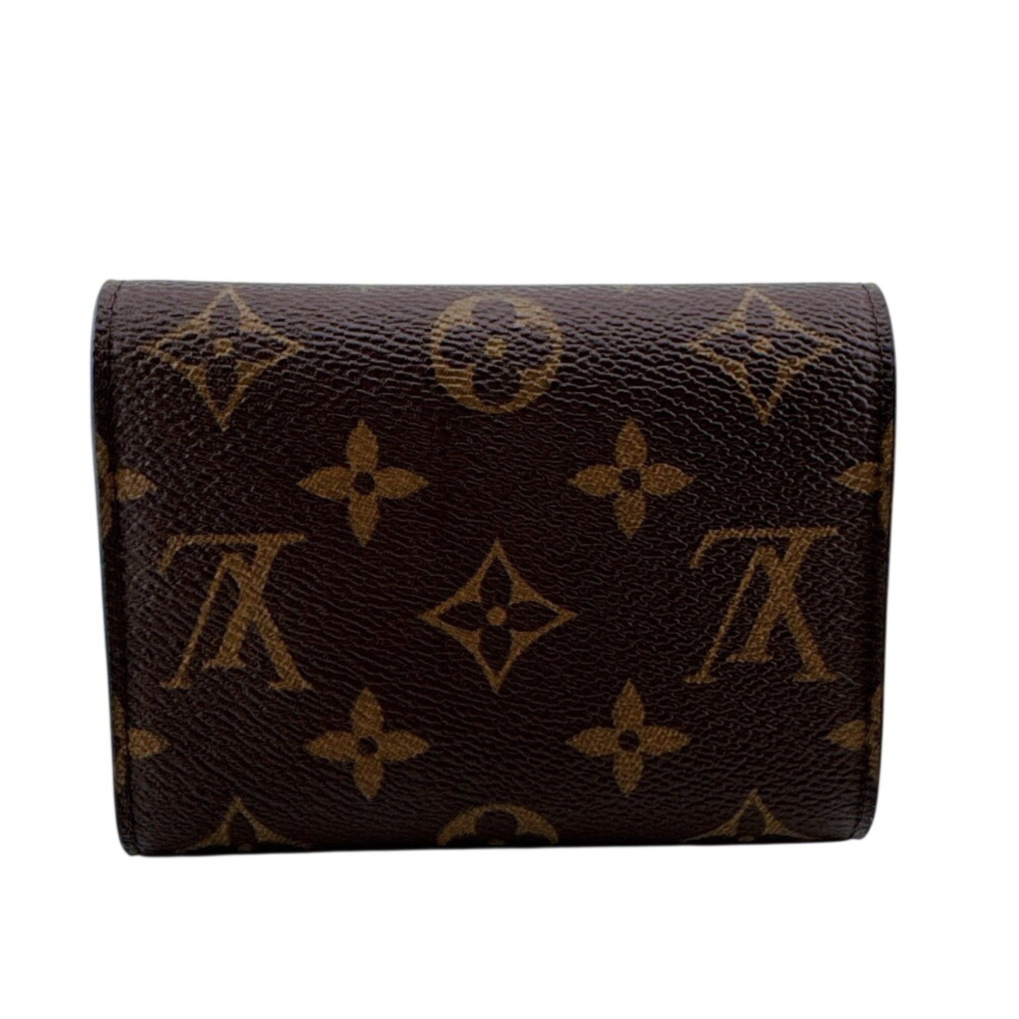 Louis Vuitton LOUIS VUITTON M62472 Portefeuille Victorine Monogram Tri-fold Wallet Brown Size ONE SIZE - 2 Thumbnail