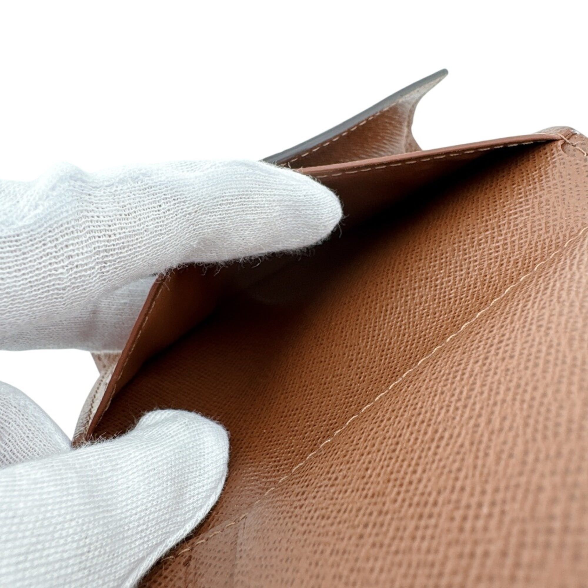 Louis Vuitton LOUIS VUITTON M62472 Portefeuille Victorine Monogram Tri-fold Wallet Brown Size ONE SIZE - 7 Thumbnail