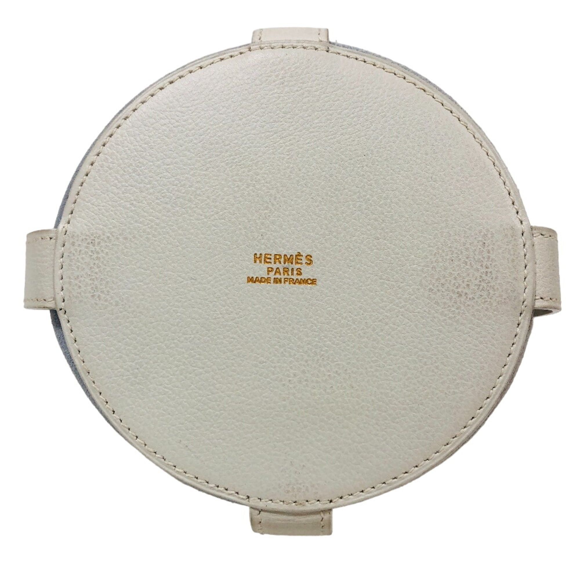 Hermes HERMES Musardine II 1995 Veau Gulliver Handbag White Size ONE SIZE - 5 Thumbnail