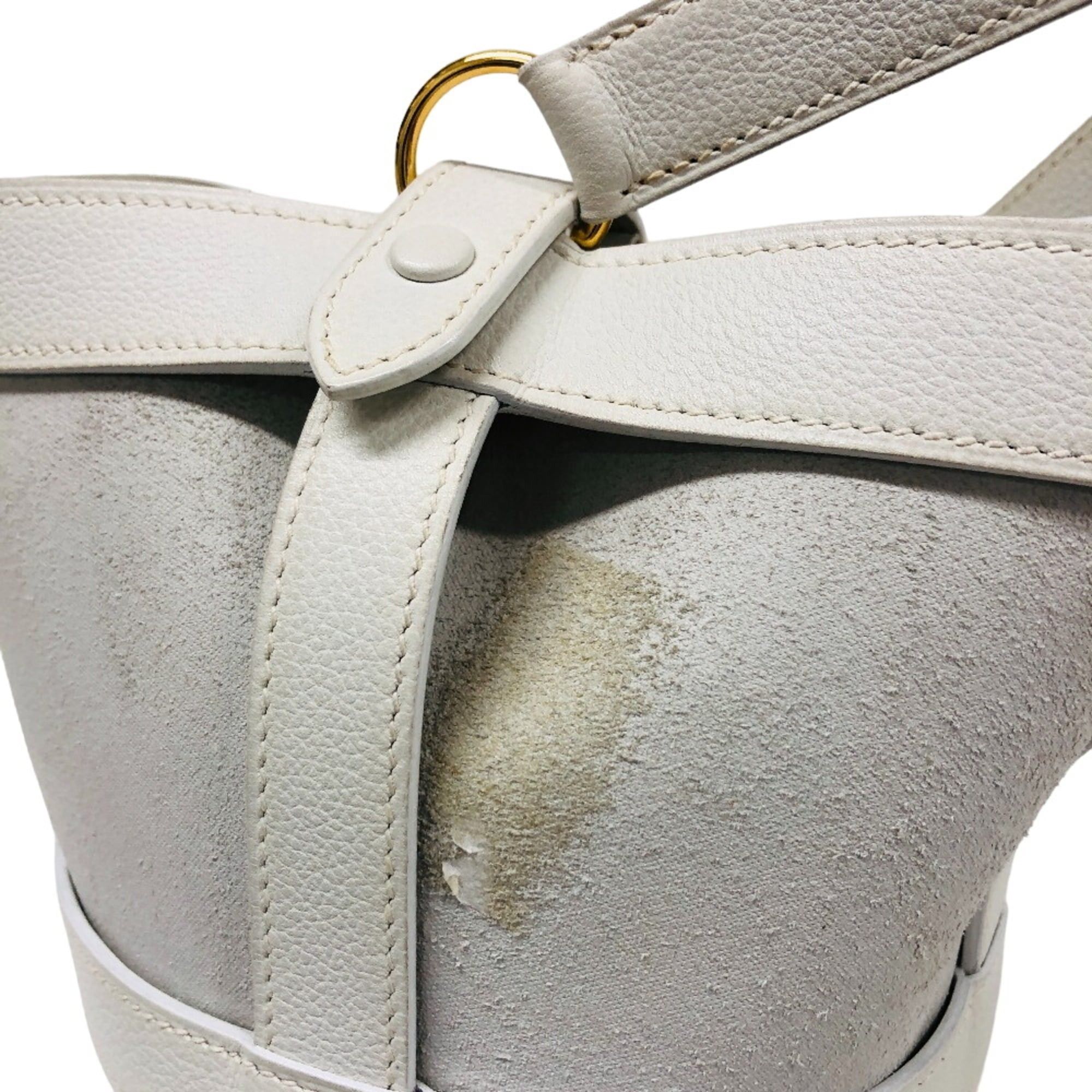 Hermes HERMES Musardine II 1995 Veau Gulliver Handbag White Size ONE SIZE - 6 Thumbnail