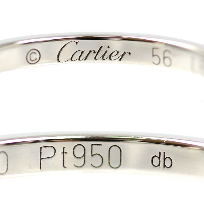 Cartier Cartier Cartier Ballerina Pt950 Platinum Ring Size 15.5 Precious Metal Ring B4071956 DUTY FREE for USA Size ONE SIZE - 5 Thumbnail