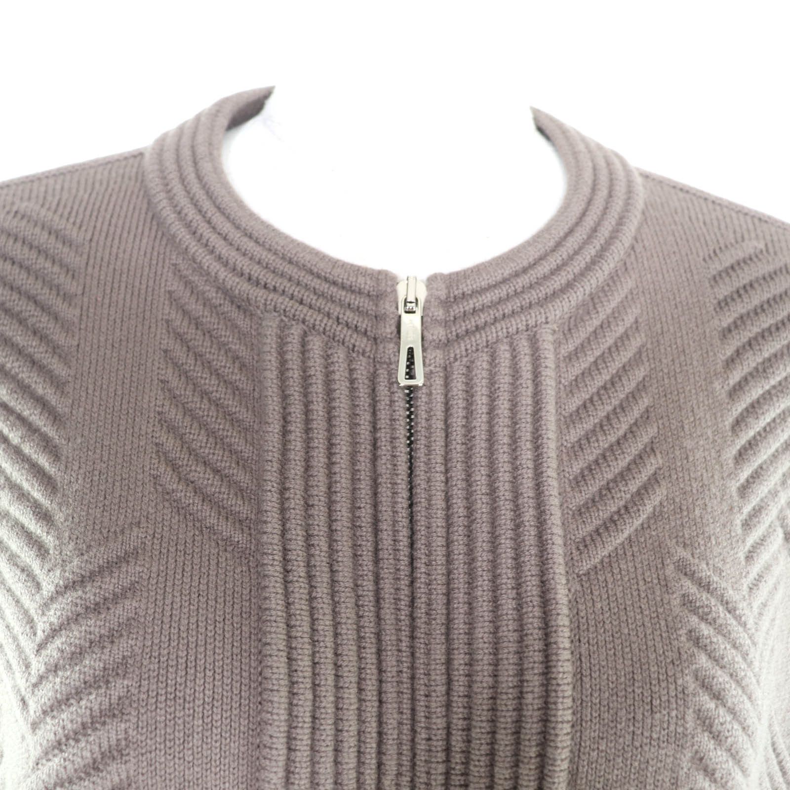 Hermes Hermes Hermès H motif logo Wool Poncho Coat 34 Textile Outerwear DUTY FREE for USA Size ONE SIZE - 4 Thumbnail