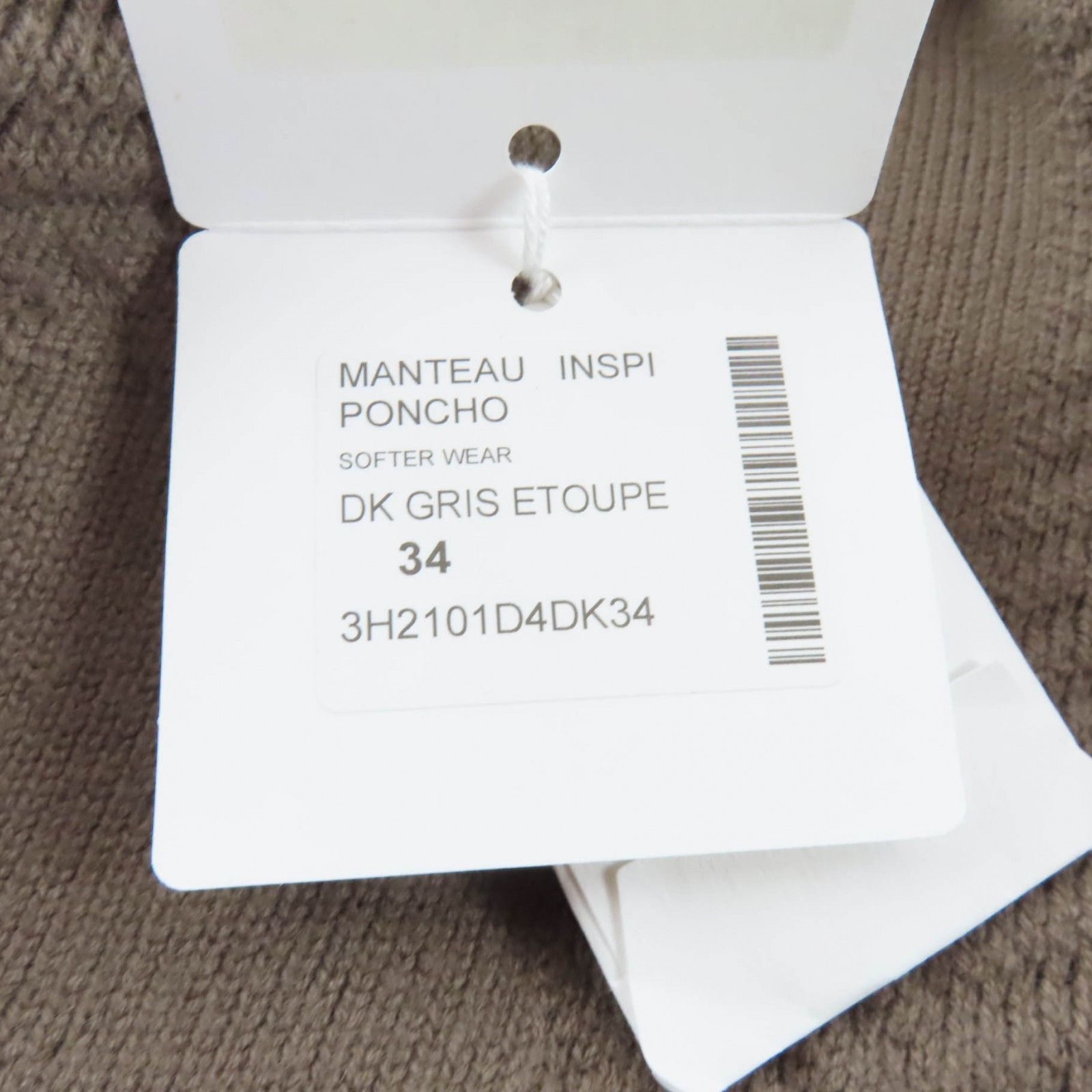 Hermes Hermes Hermès H motif logo Wool Poncho Coat 34 Textile Outerwear DUTY FREE for USA Size ONE SIZE - 12 Thumbnail