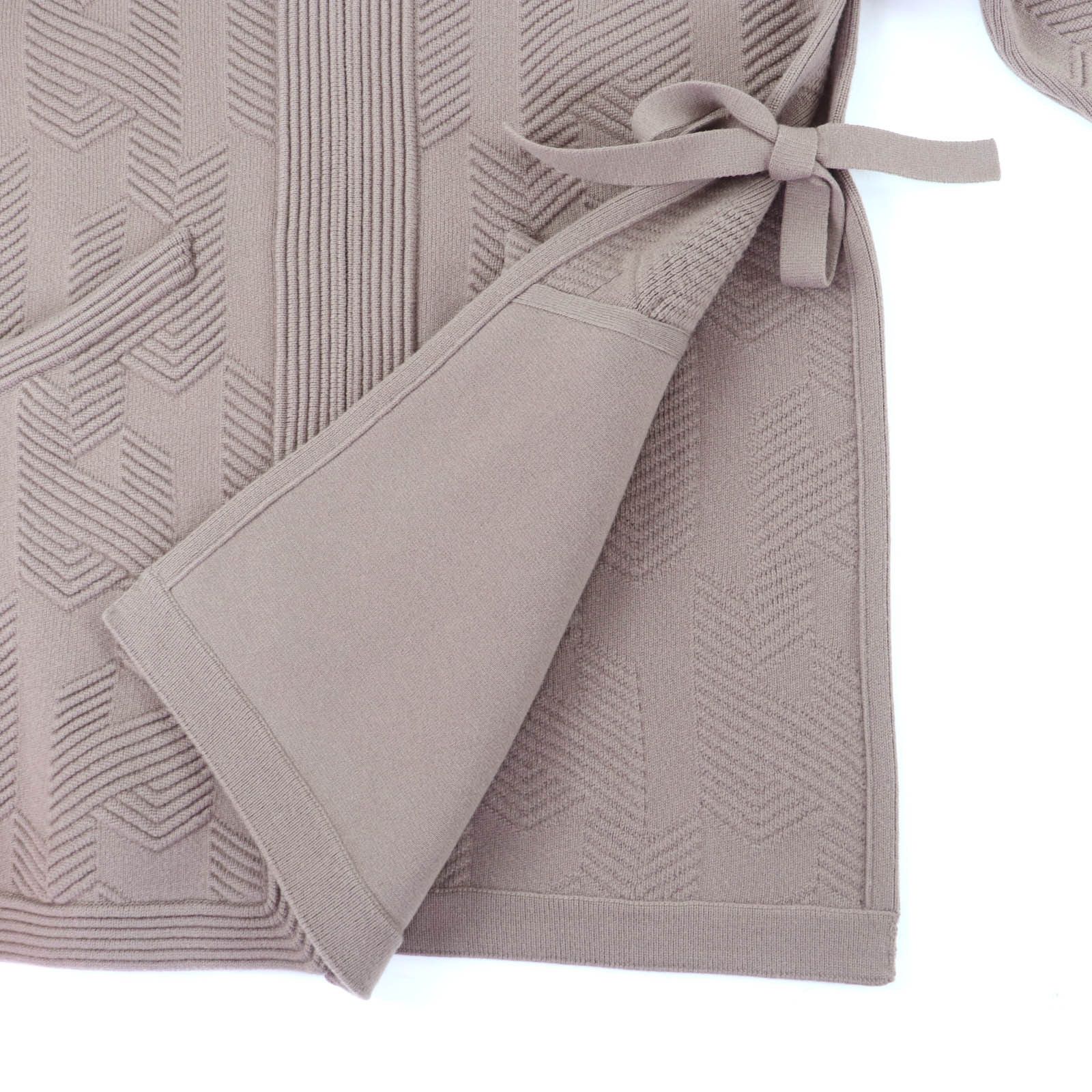 Hermes Hermes Hermès H motif logo Wool Poncho Coat 34 Textile Outerwear DUTY FREE for USA Size ONE SIZE - 7 Thumbnail