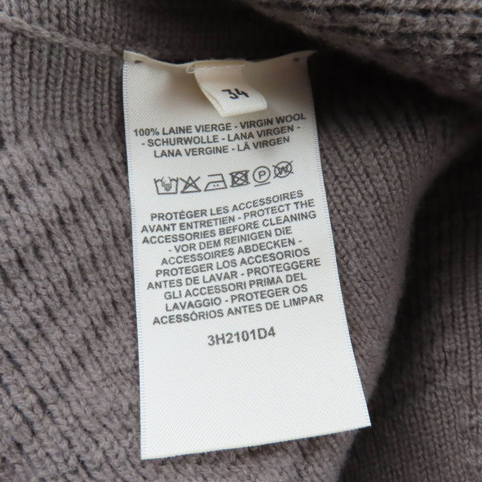 Hermes Hermes Hermès H motif logo Wool Poncho Coat 34 Textile Outerwear DUTY FREE for USA Size ONE SIZE - 10 Thumbnail