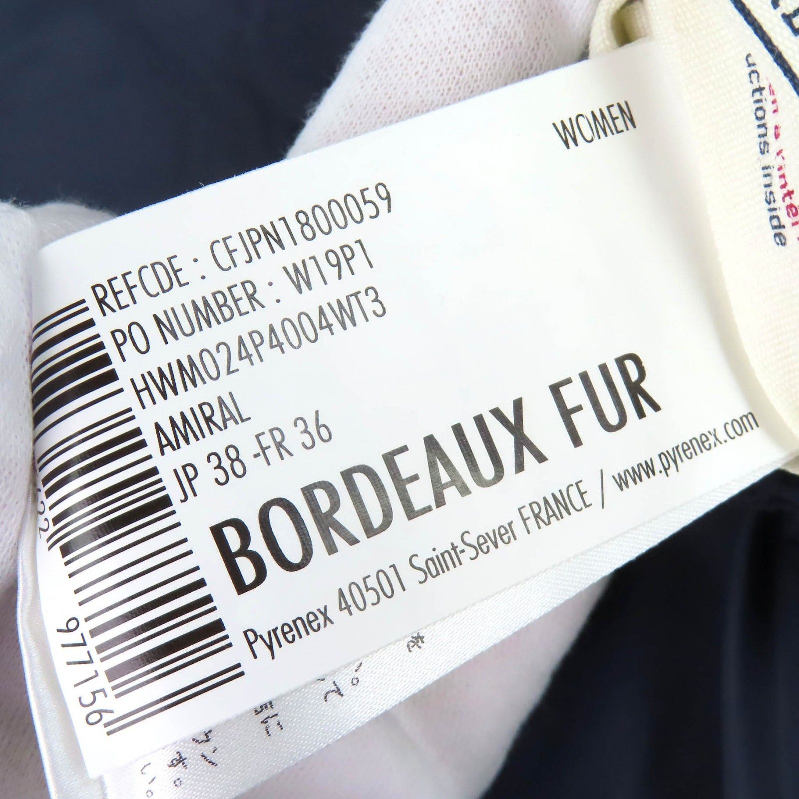Other Other Pyrenex BORDEAUX FUR Down Jacket Textile Outerwear DUTY FREE for USA Size ONE SIZE - 11 Thumbnail
