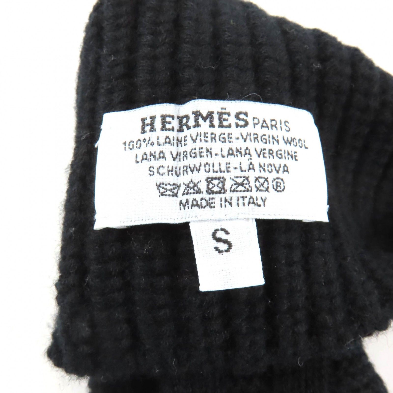 Hermes Hermes Hermès Serie Metal H Design Wool Gloves S Textile Gloves DUTY FREE for USA Size ONE SIZE - 9 Thumbnail