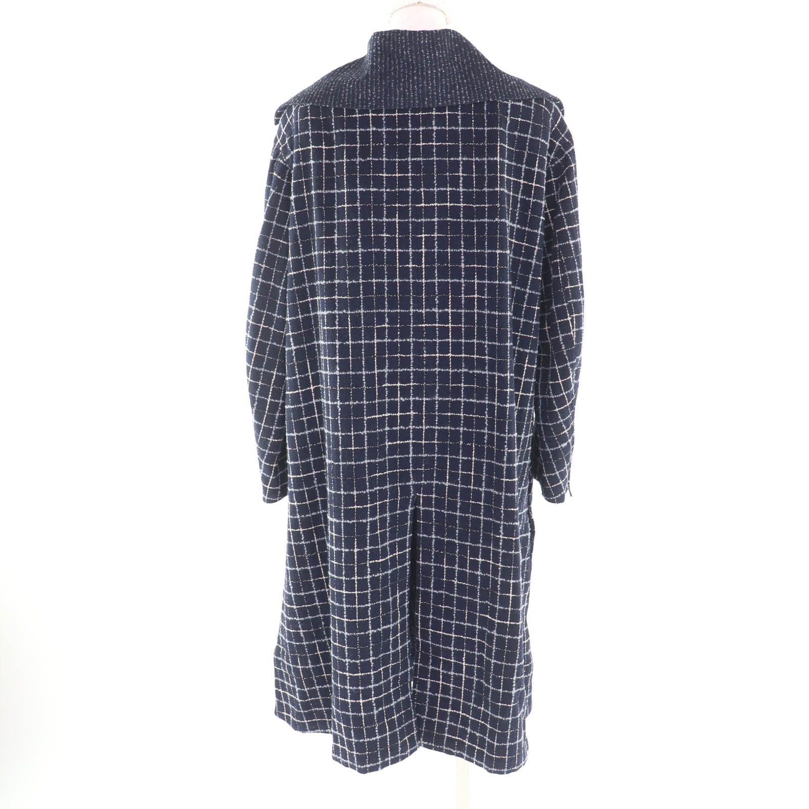 Chanel Chanel CHANEL Runway-style Wool Tweed Coat Textile Outerwear P73110 DUTY FREE for USA Size ONE SIZE - 3 Thumbnail