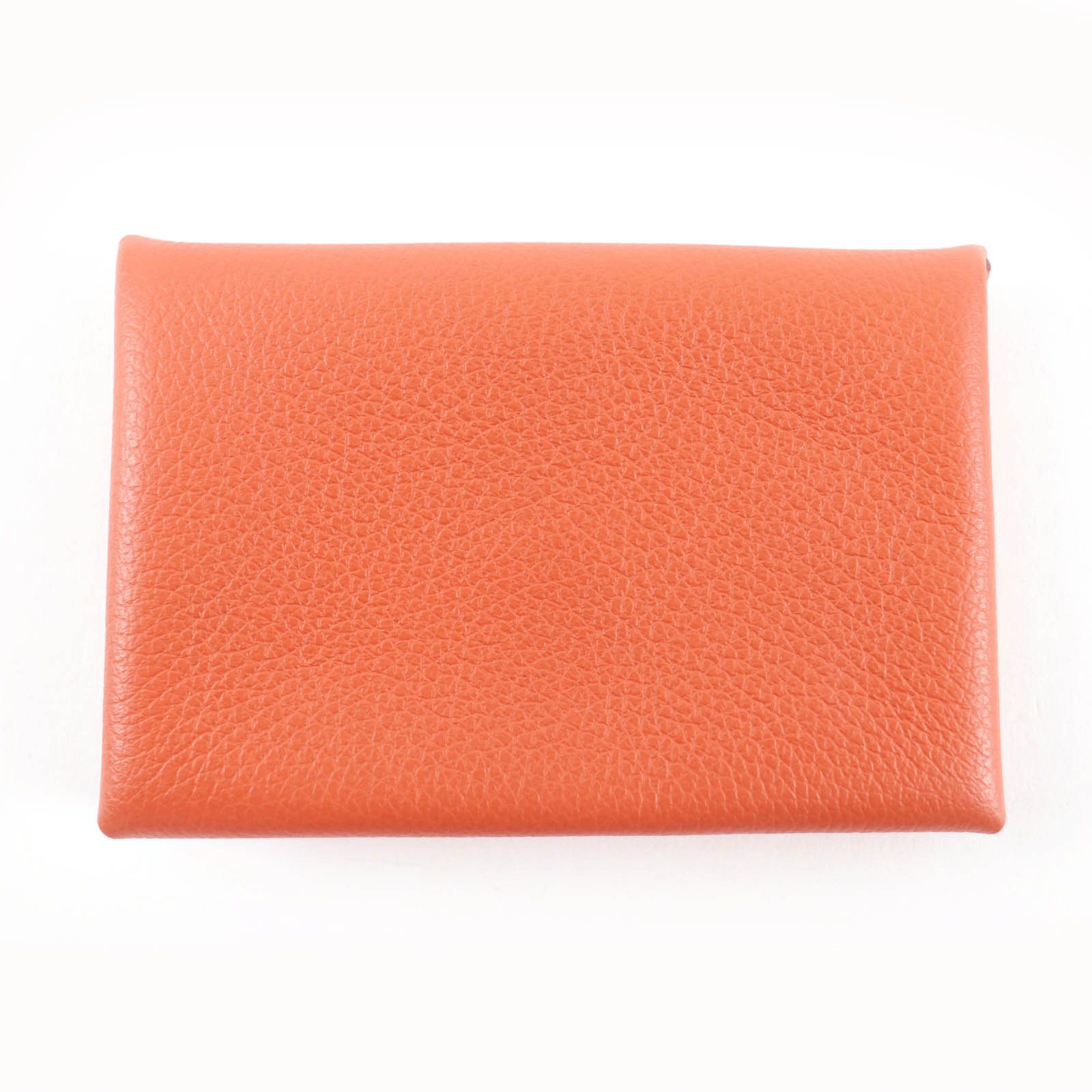 Hermes Hermes Hermès Calvi Epsom Card Case Leather Card Case Stamp U (2022) DUTY FREE for USA Size ONE SIZE - 3 Thumbnail