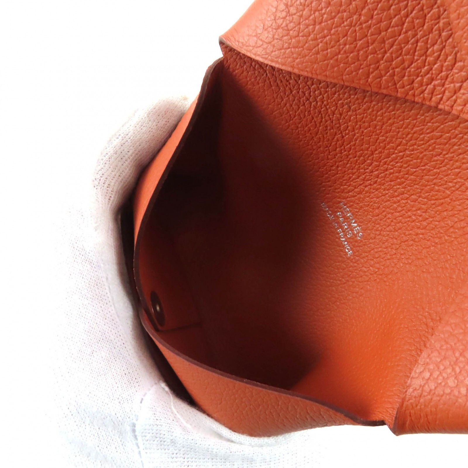 Hermes Hermes Hermès Calvi Epsom Card Case Leather Card Case Stamp U (2022) DUTY FREE for USA Size ONE SIZE - 5 Thumbnail