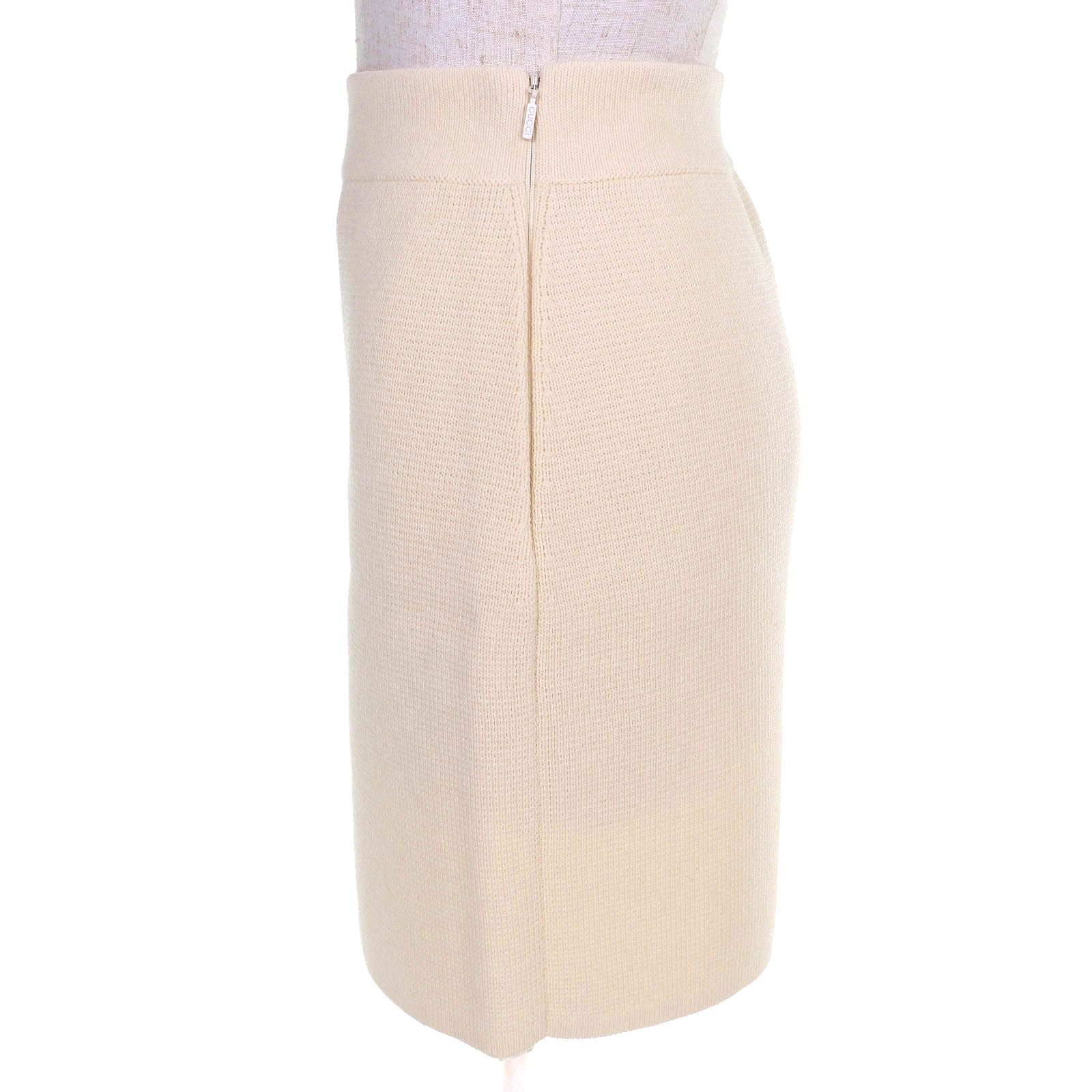Gucci Gucci GUCCI Wool Knit Skirt Textile Skirts 726801 DUTY FREE for USA Size ONE SIZE - 2 Thumbnail