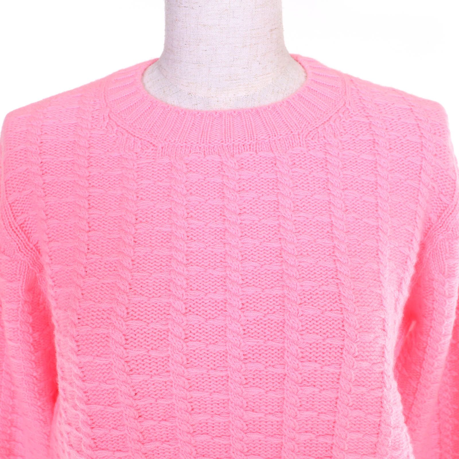 Chanel Chanel CHANEL COCO Mark Wool Cashmere Pullover Textile Tops P75341K10779 DUTY FREE for USA Size ONE SIZE - 4 Thumbnail