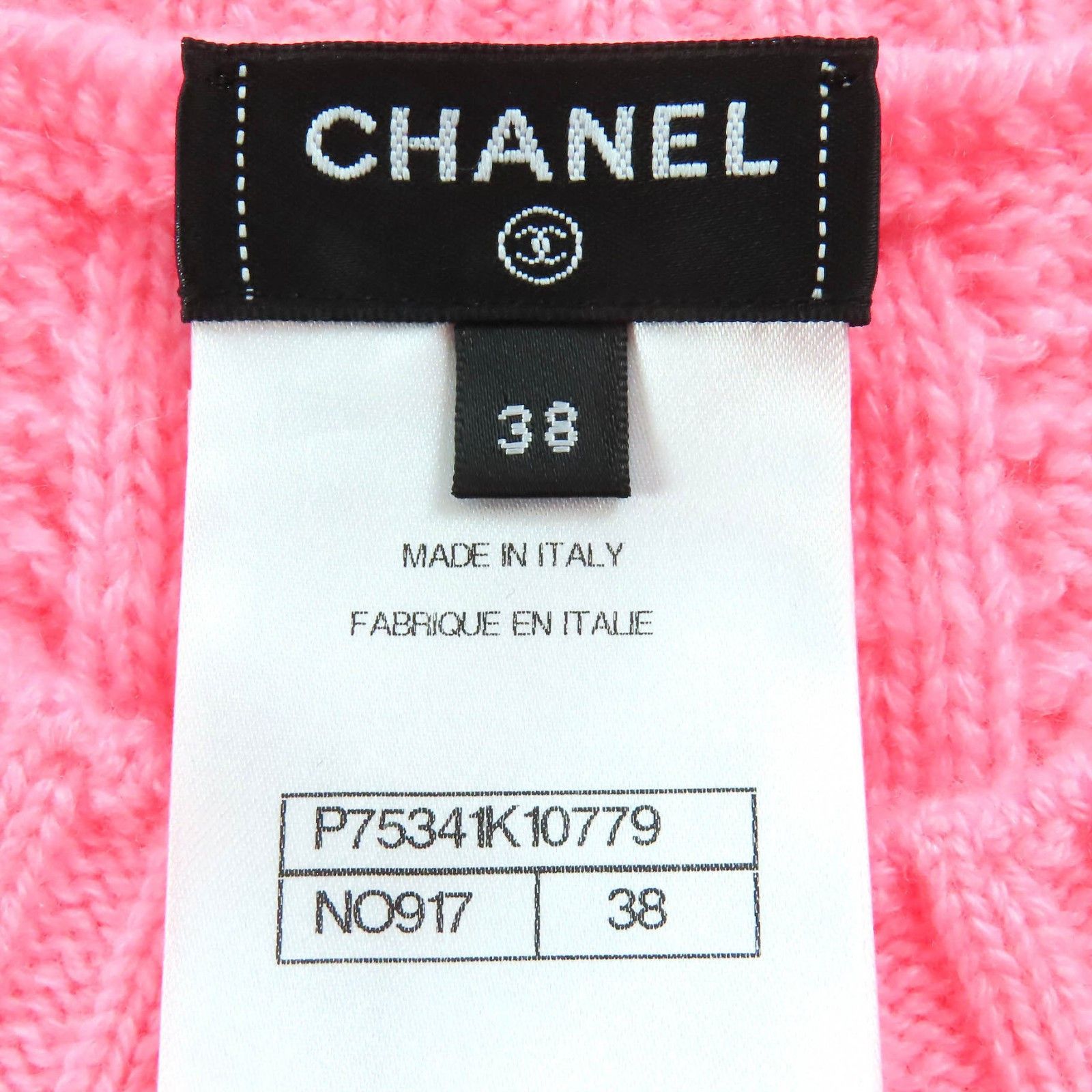 Chanel Chanel CHANEL COCO Mark Wool Cashmere Pullover Textile Tops P75341K10779 DUTY FREE for USA Size ONE SIZE - 6 Thumbnail
