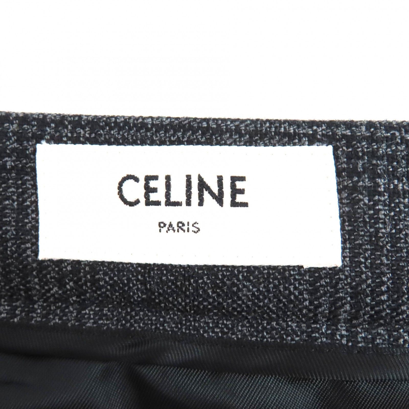 Celine Celine CELINE Pleated skirt Wool Skirt Textile Skirts 2J066213F DUTY FREE for USA Size ONE SIZE - 5 Thumbnail