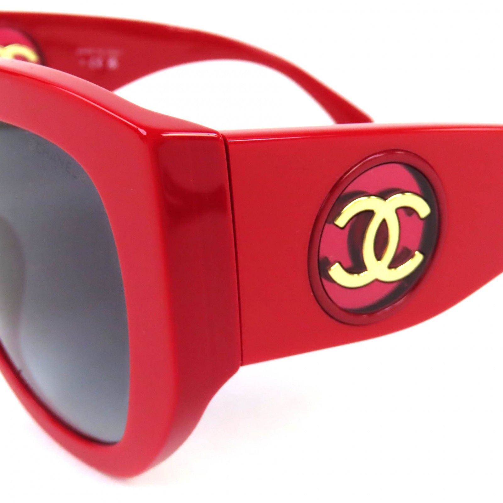 Chanel Chanel CHANEL Butterfly Shape Sunglasses Plastic / Synthetic Sunglasses 5550-A DUTY FREE for USA Size ONE SIZE - 7 Thumbnail