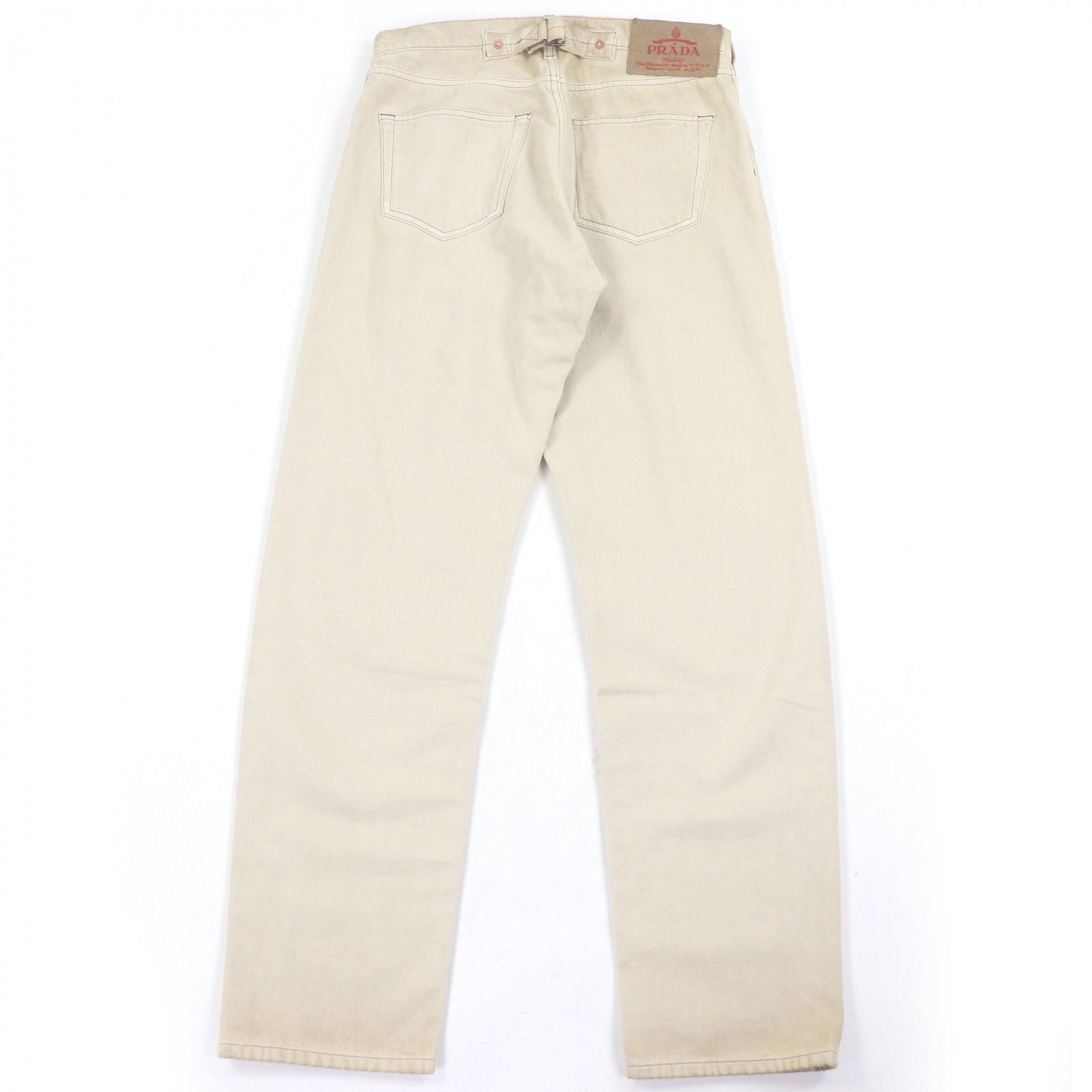Prada Prada Prada Cotton Denim Pants Textile Pants GEP358 DUTY FREE for USA Size ONE SIZE - 2 Thumbnail