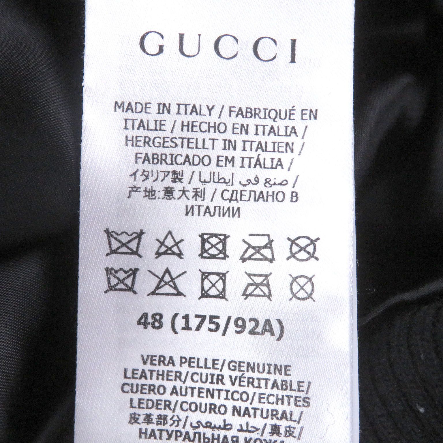 Gucci Gucci Gucci GG Gold Button Shearling Jacket Leather Outerwear DUTY FREE for USA Size ONE SIZE - 8 Thumbnail