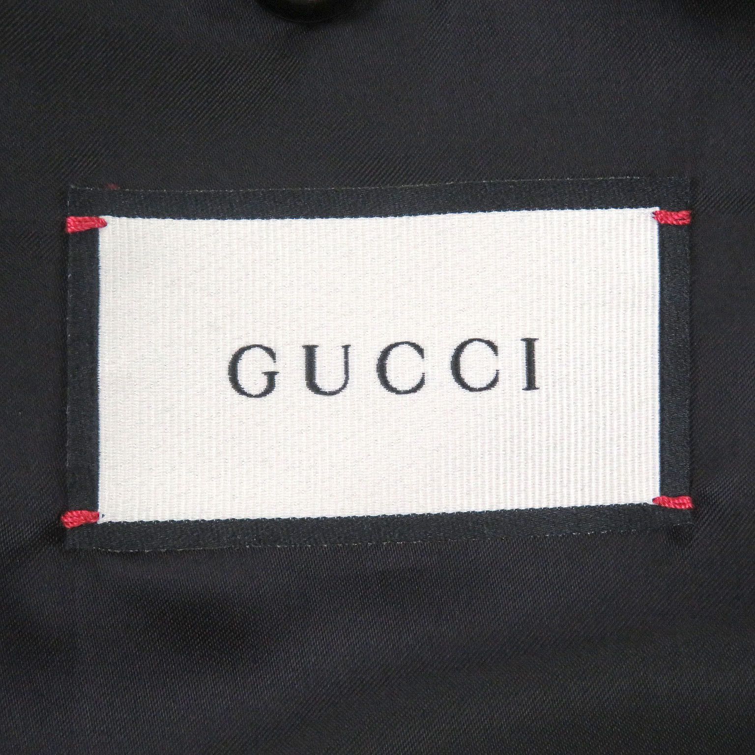 Gucci Gucci Gucci GG Gold Button Shearling Jacket Leather Outerwear DUTY FREE for USA Size ONE SIZE - 7 Thumbnail