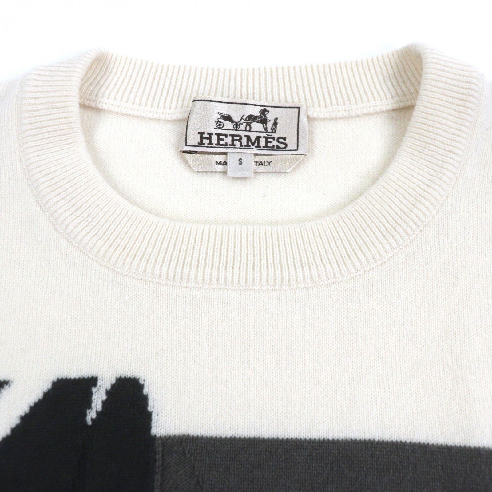 Hermes Hermes Hermès Cashmere Knit Sweater S Textile Tops DUTY FREE for USA Size ONE SIZE - 2 Thumbnail