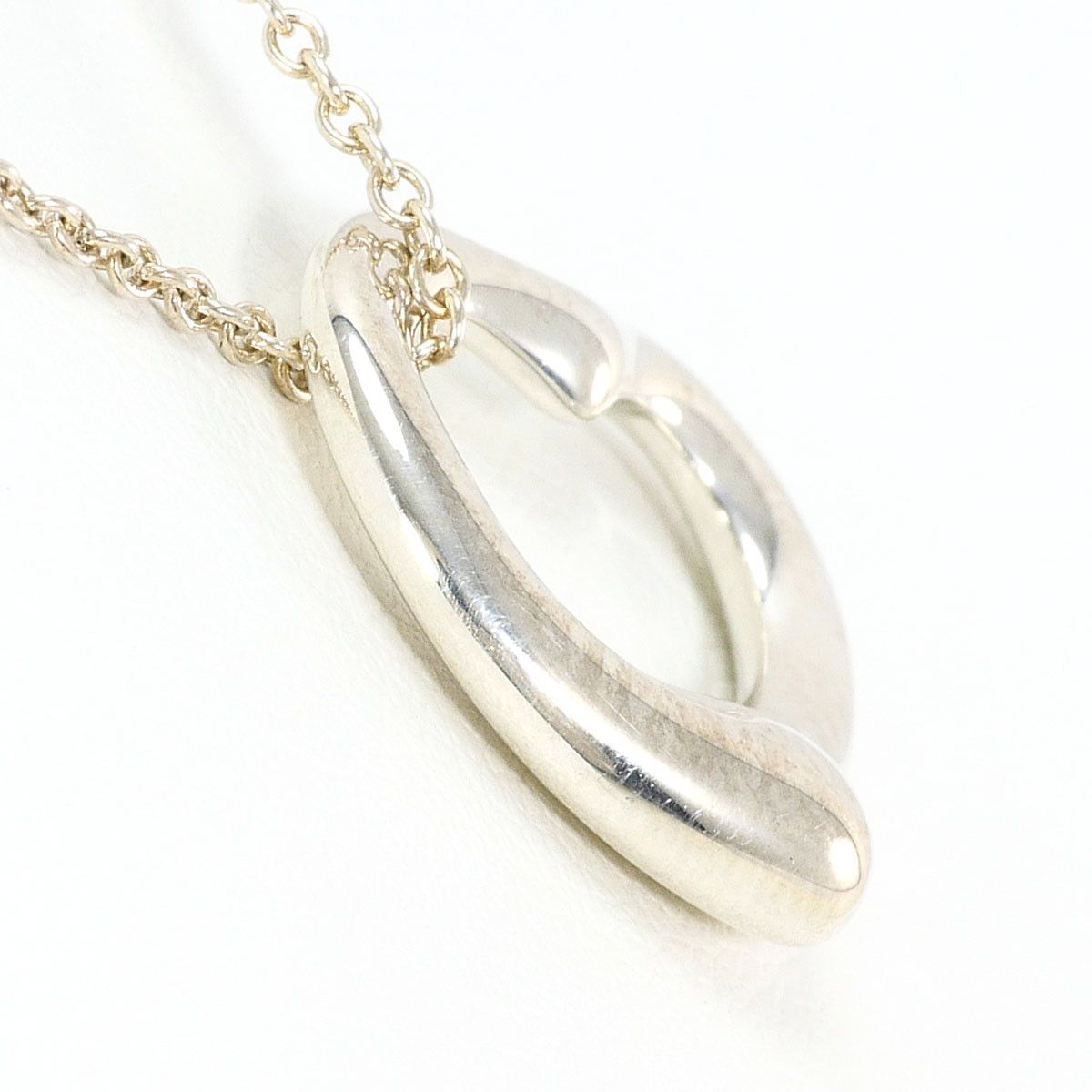 Tiffany & Co. Tiffany & Co. Tiffany Open Heart Silver Necklace Precious Metal Necklace DUTY FREE for USA Size ONE SIZE - 2 Thumbnail
