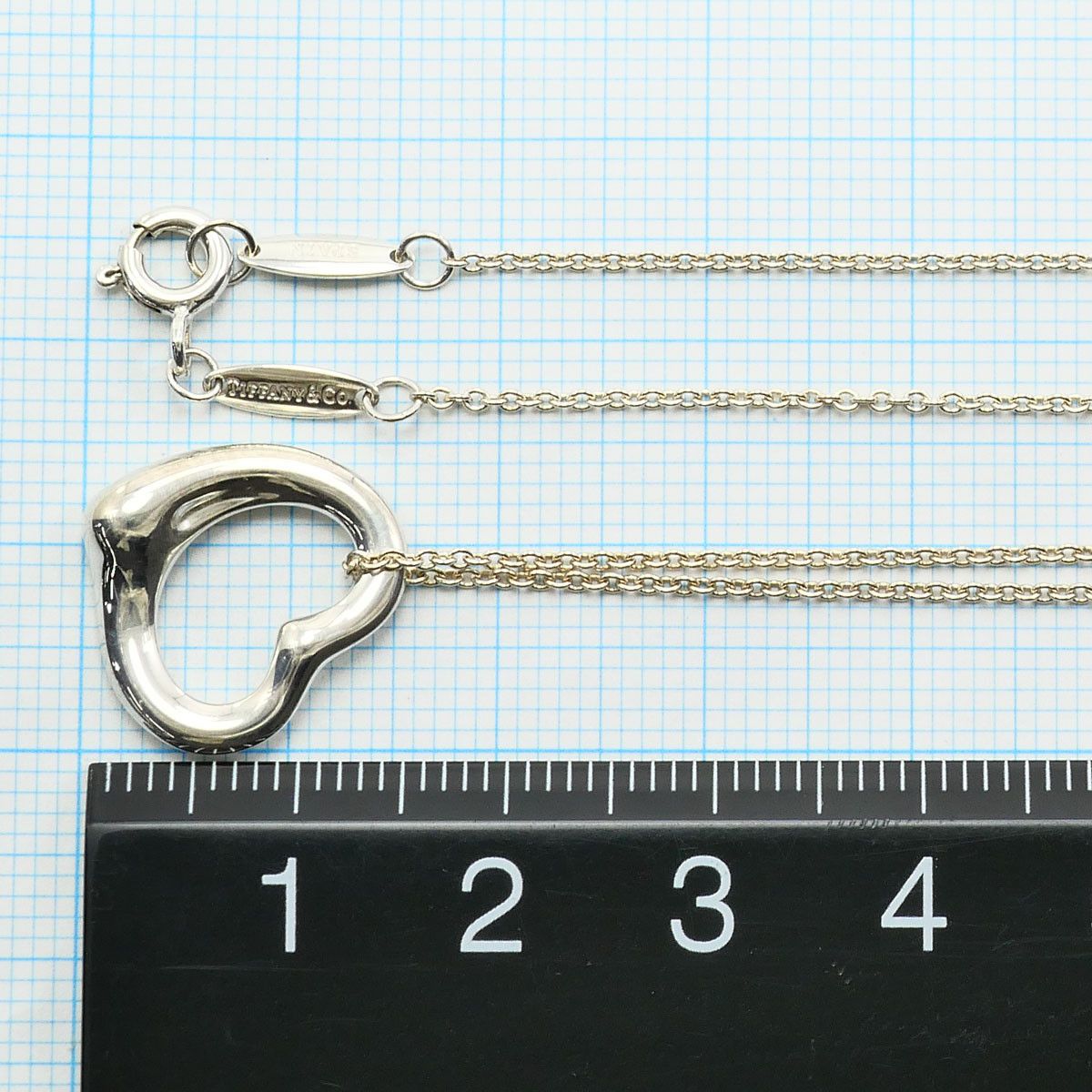 Tiffany & Co. Tiffany & Co. Tiffany Open Heart Silver Necklace Precious Metal Necklace DUTY FREE for USA Size ONE SIZE - 5 Thumbnail