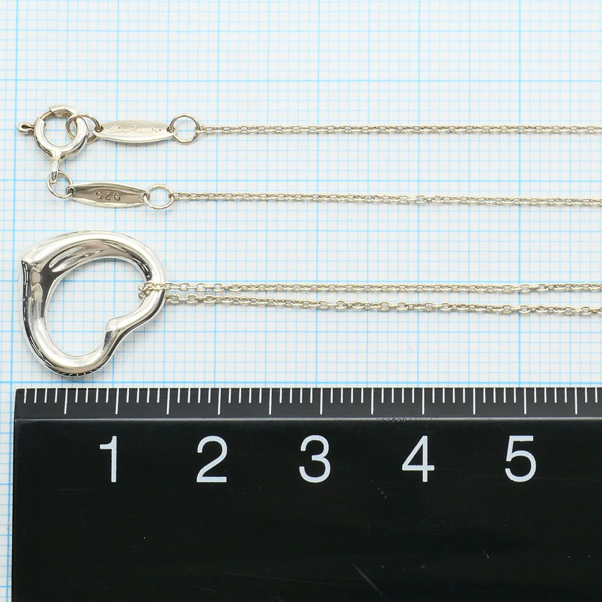 Tiffany & Co. Tiffany & Co. Tiffany Open Heart Silver 925 Necklace Precious Metal Necklace DUTY FREE for USA Size ONE SIZE - 5 Thumbnail