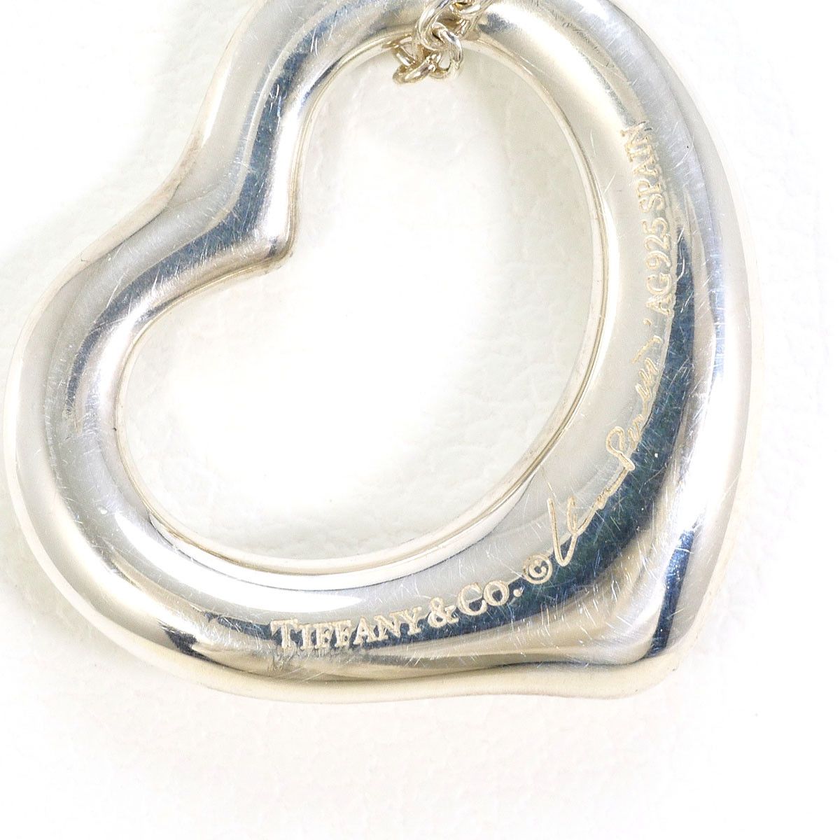 Tiffany & Co. Tiffany & Co. Tiffany Open Heart Silver 925 Necklace Precious Metal Necklace DUTY FREE for USA Size ONE SIZE - 4 Thumbnail