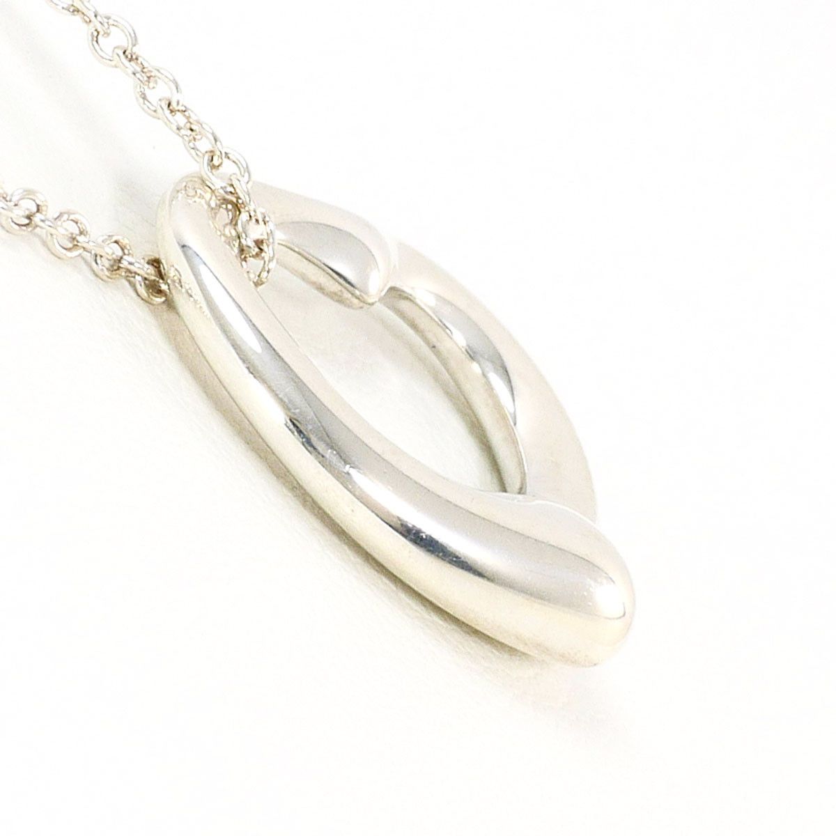 Tiffany & Co. Tiffany & Co. Tiffany Open Heart Silver 925 Necklace Precious Metal Necklace DUTY FREE for USA Size ONE SIZE - 2 Thumbnail