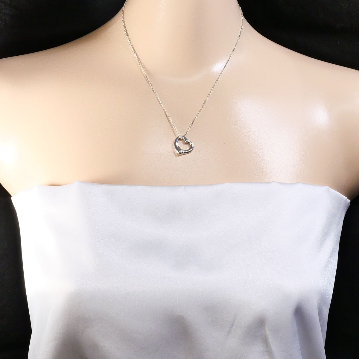 Tiffany & Co. Tiffany & Co. Tiffany Open Heart Silver 925 Necklace Precious Metal Necklace DUTY FREE for USA Size ONE SIZE - 6 Thumbnail