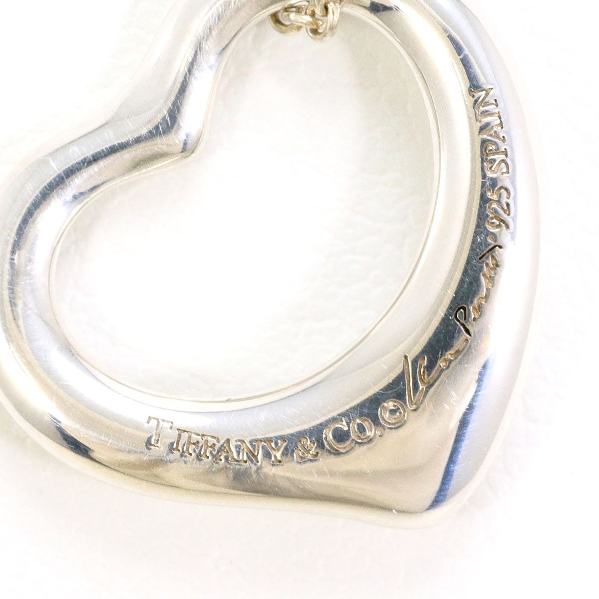 Tiffany & Co. Tiffany & Co. Tiffany Open Heart Silver 925 Necklace Precious Metal Necklace DUTY FREE for USA Size ONE SIZE - 4 Thumbnail