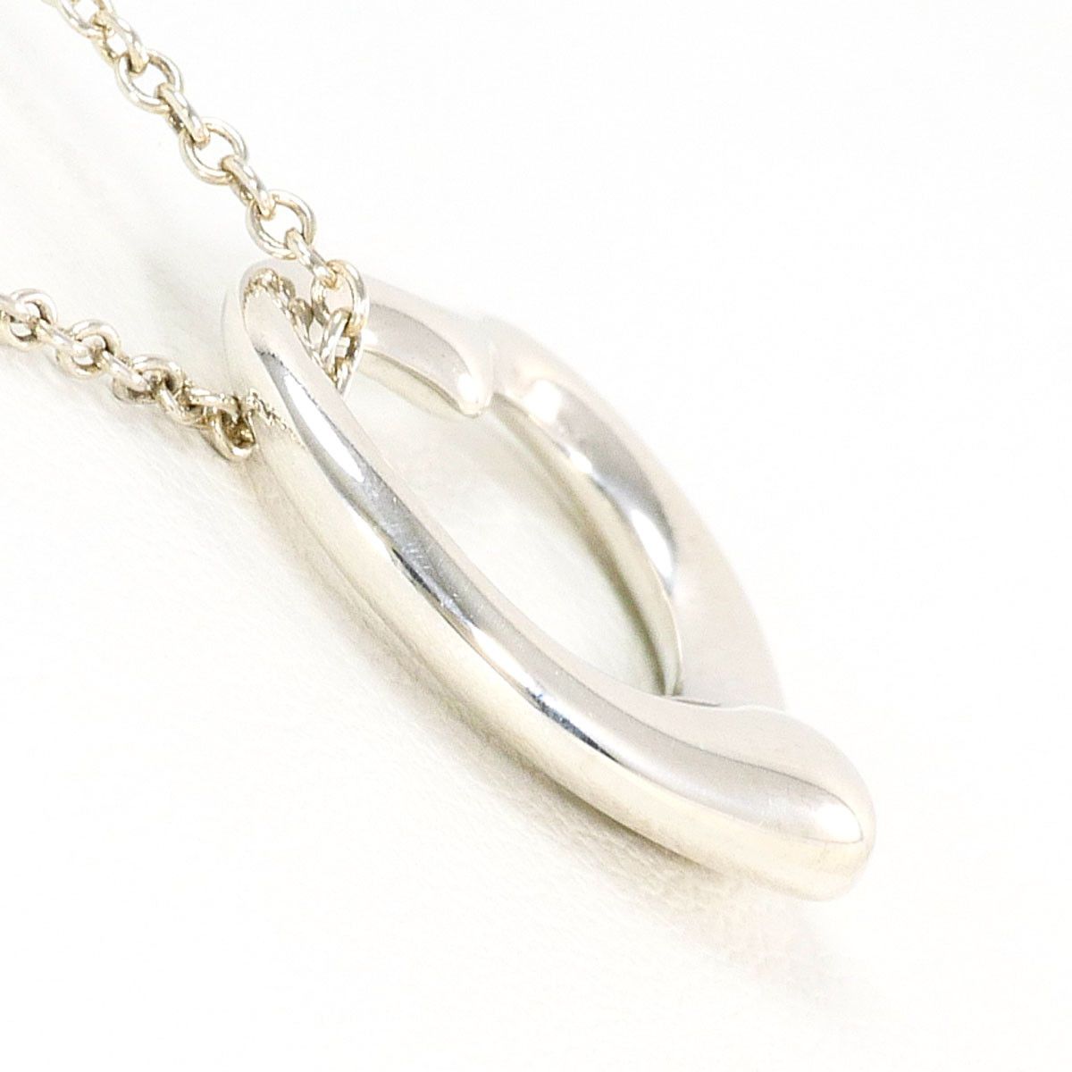 Tiffany & Co. Tiffany & Co. Tiffany Open Heart Silver 925 Necklace Precious Metal Necklace DUTY FREE for USA Size ONE SIZE - 2 Thumbnail
