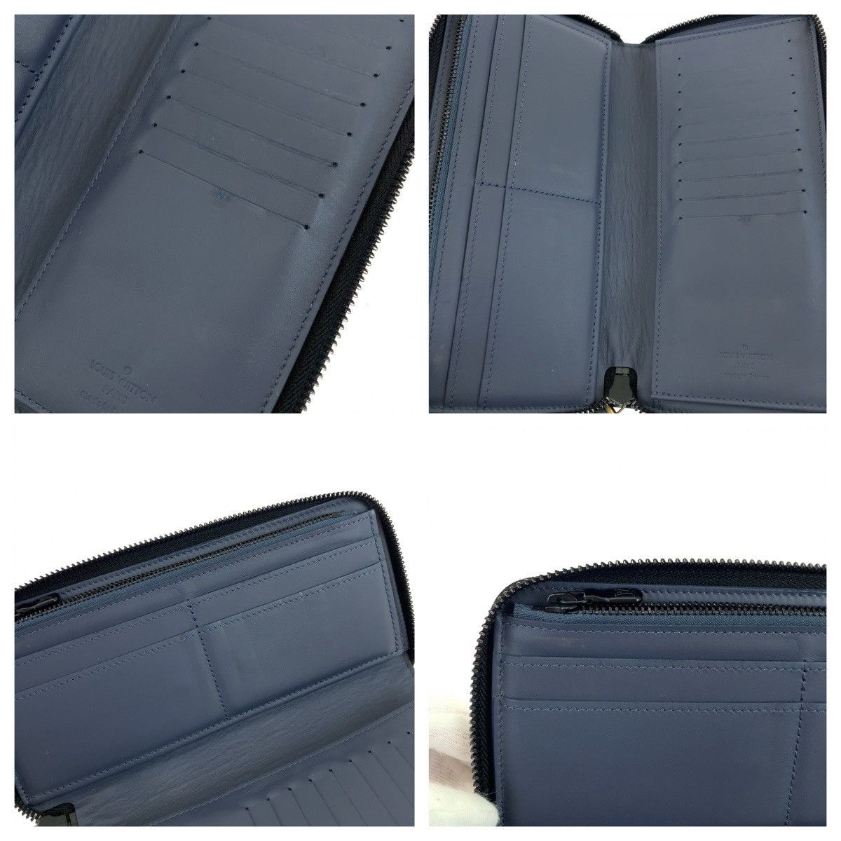 Louis Vuitton Louis Vuitton Louis Vuitton Zippy Wallet Vertical Monogram Shadow Calfskin Long Wallet Textile Long Wallet M80423 DUTY FREE for USA Size ONE SIZE - 6 Thumbnail