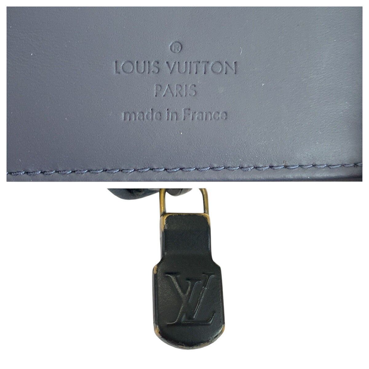 Louis Vuitton Louis Vuitton Louis Vuitton Zippy Wallet Vertical Monogram Shadow Calfskin Long Wallet Textile Long Wallet M80423 DUTY FREE for USA Size ONE SIZE - 5 Thumbnail
