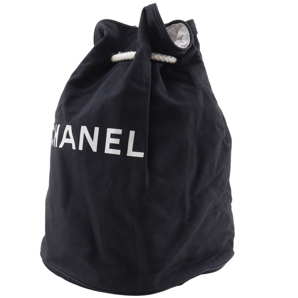 Chanel Chanel Chanel Pool Bag Canvas Shoulder Bag Textile Shoulder Bag DUTY FREE for USA Size ONE SIZE - 2 Thumbnail