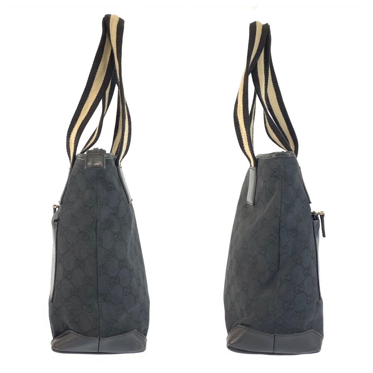 Gucci Gucci Gucci GG Canvas Leather Tote Bag Textile Tote Bag 019 0402 DUTY FREE for USA Size ONE SIZE - 7 Thumbnail