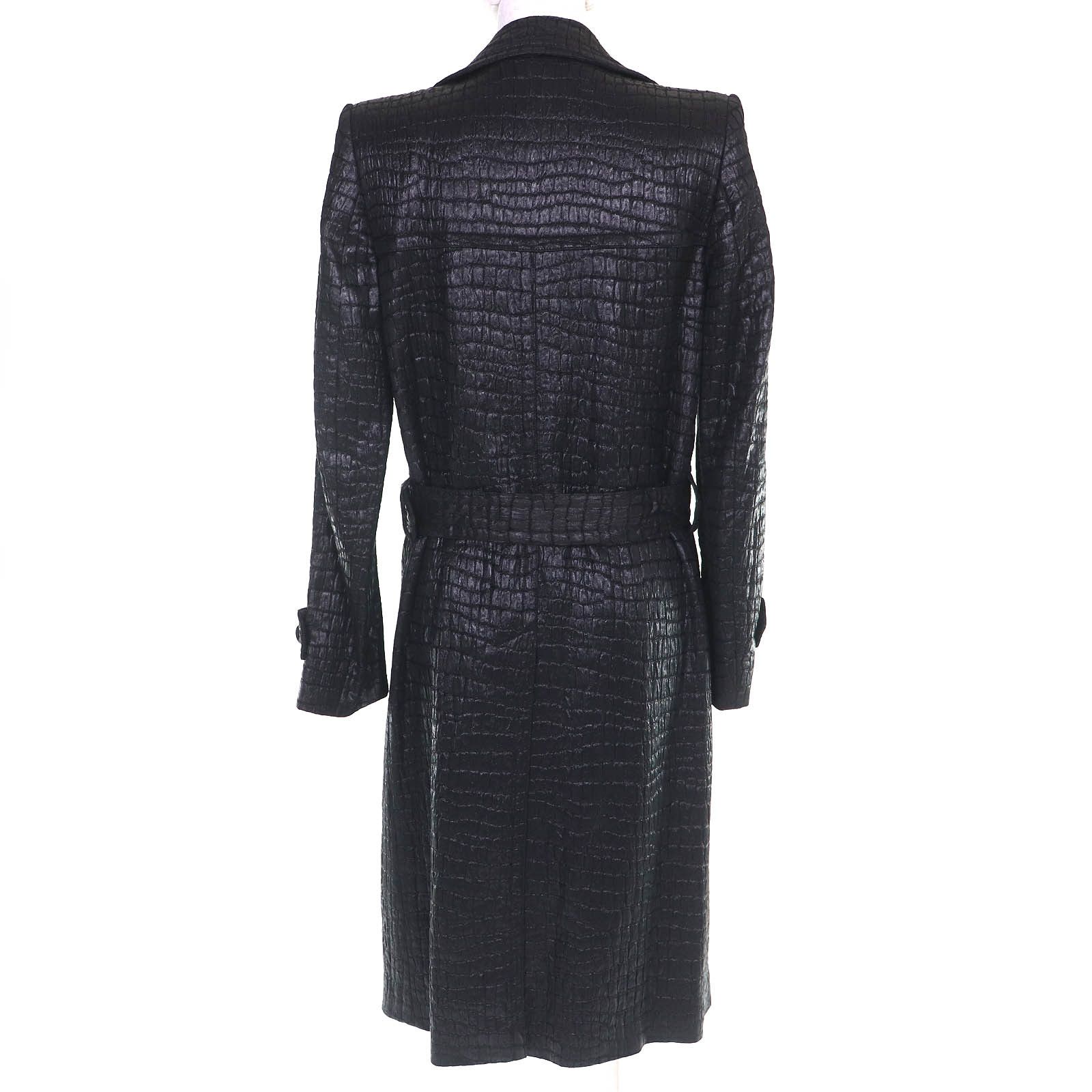 Dries Van Noten Dries Van Noten Dries Van Noten Crocodile Embossed Trench Coat Textile Outerwear DUTY FREE for USA Size ONE SIZE - 3 Thumbnail
