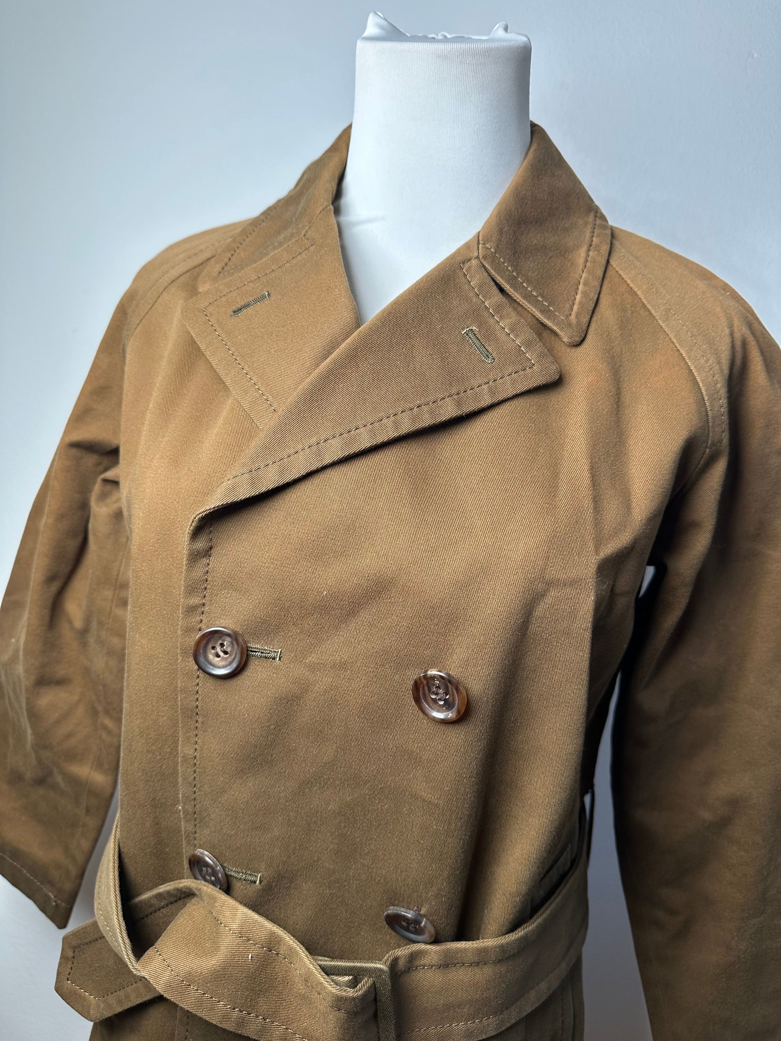 Comme des Garcons Vintage Comme Des Garçons Denim Trenchcoat Khaki Brown S Size S / US 4 / IT 40 - 13 Thumbnail