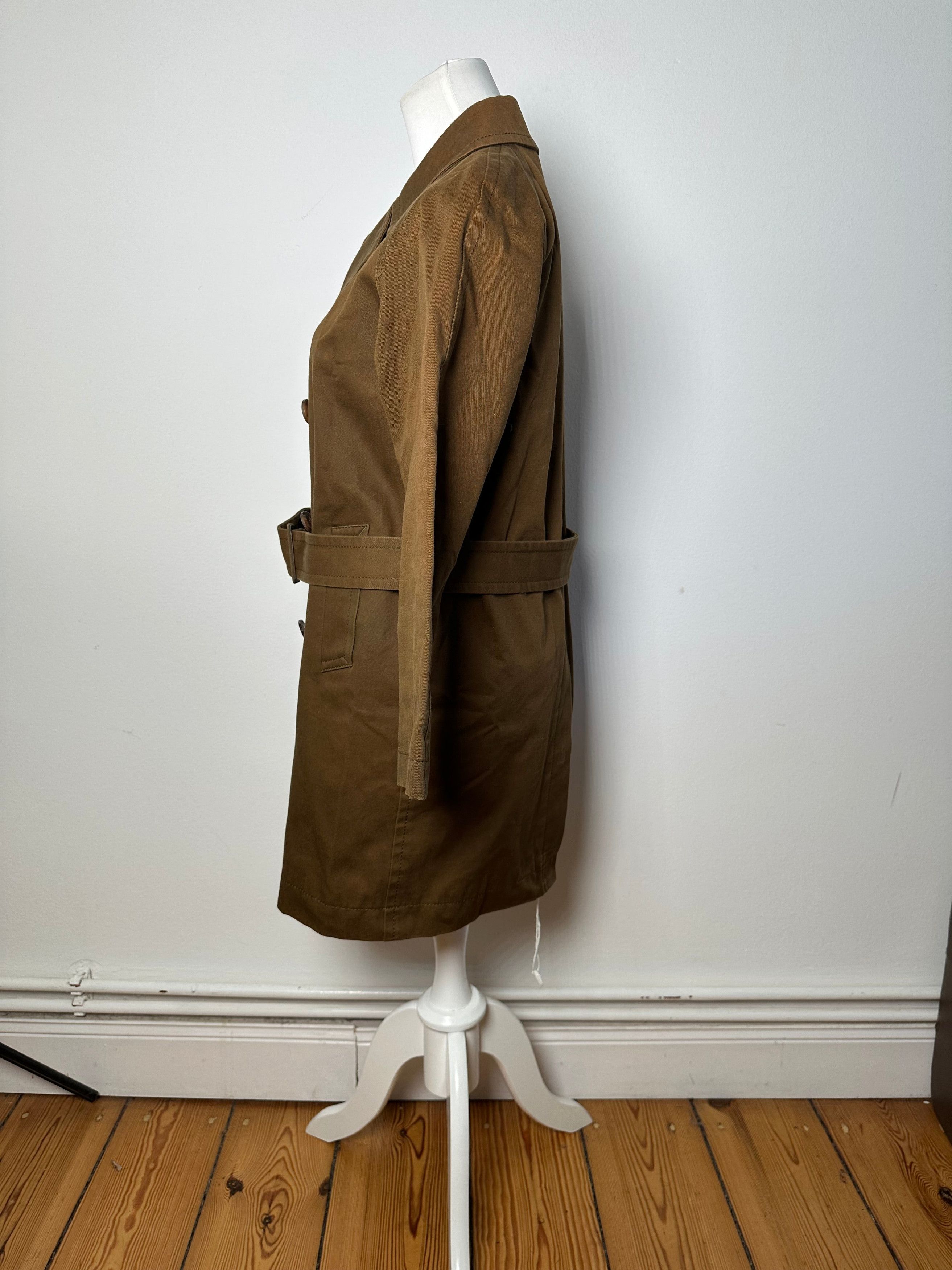 Comme des Garcons Vintage Comme Des Garçons Denim Trenchcoat Khaki Brown S Size S / US 4 / IT 40 - 3 Thumbnail