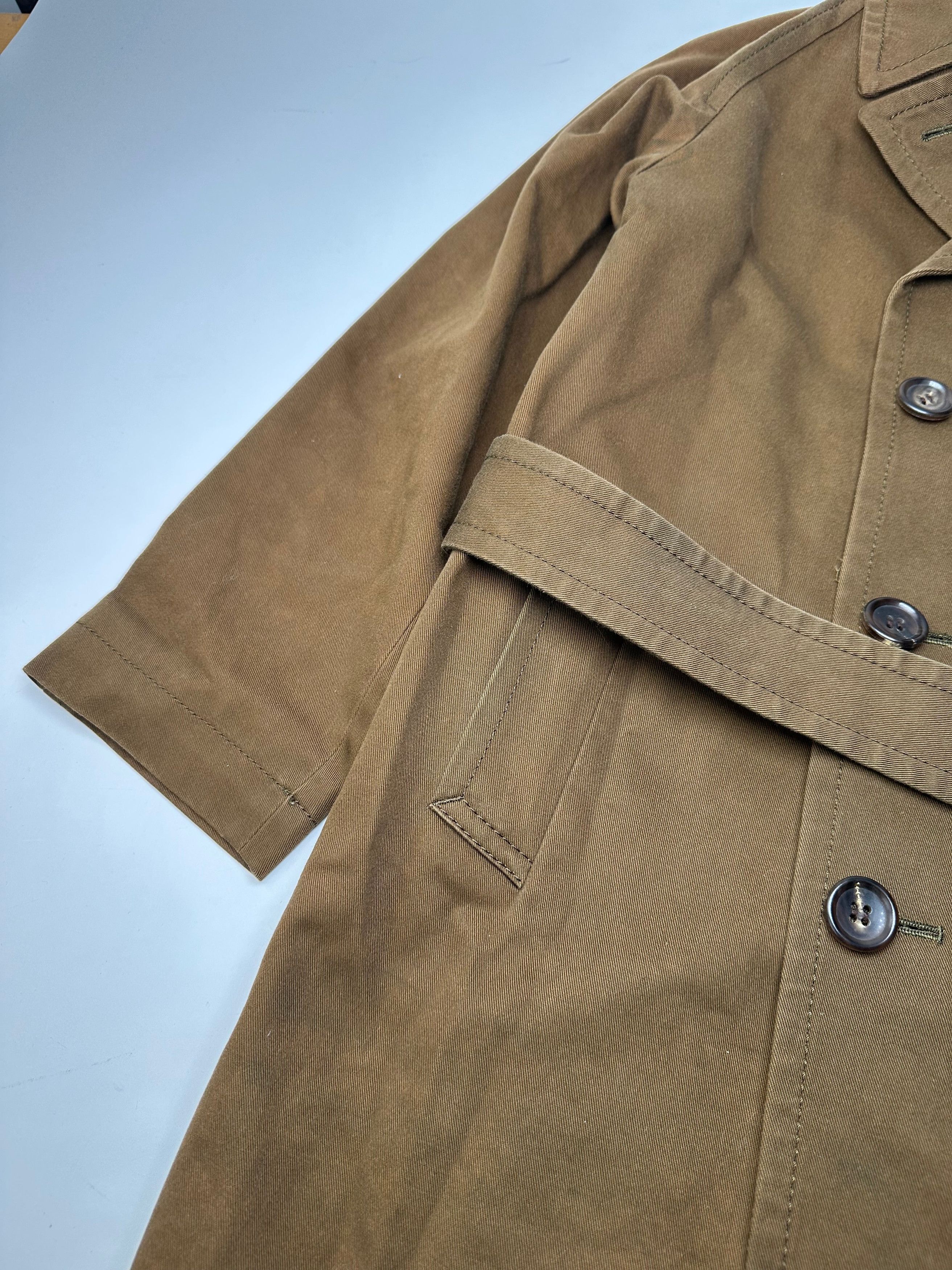 Comme des Garcons Vintage Comme Des Garçons Denim Trenchcoat Khaki Brown S Size S / US 4 / IT 40 - 12 Thumbnail