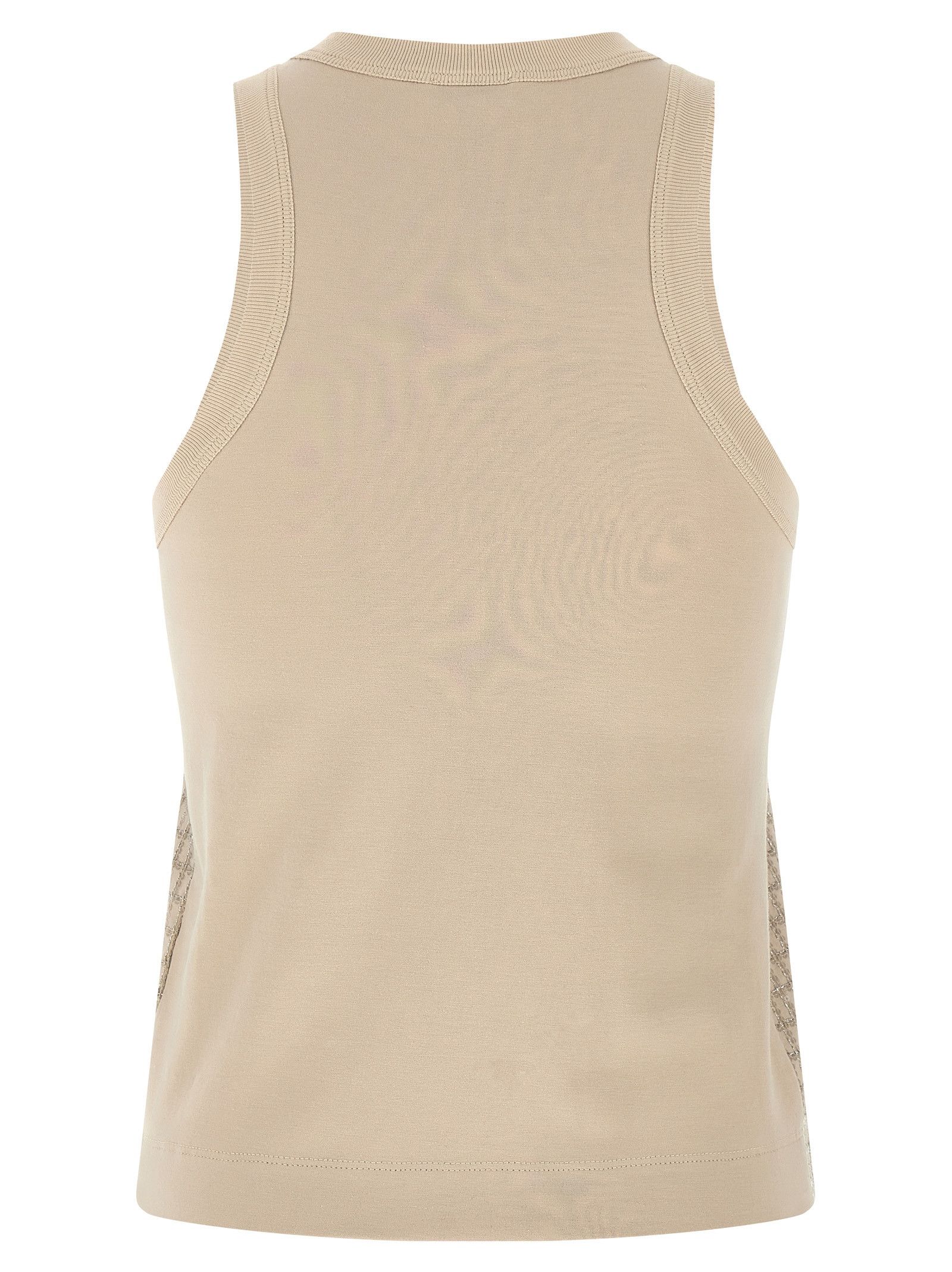 Brunello Cucinelli 'Dazzling Check Embroidery' top Size L / US 10 / IT 46 - 2 Thumbnail