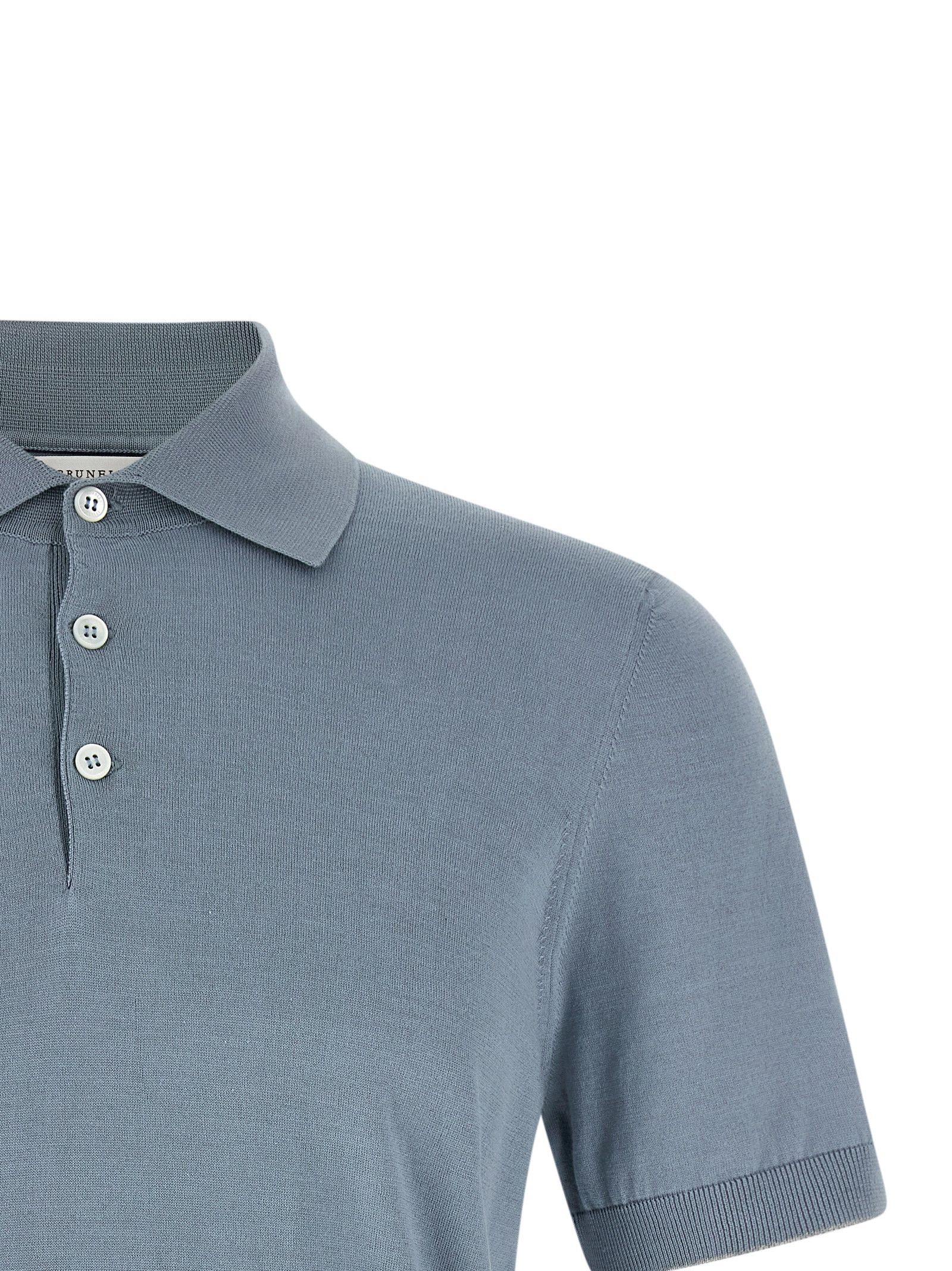 Brunello Cucinelli Cotton polo shirt Size US L / EU 52-54 / 3 - 3 Thumbnail