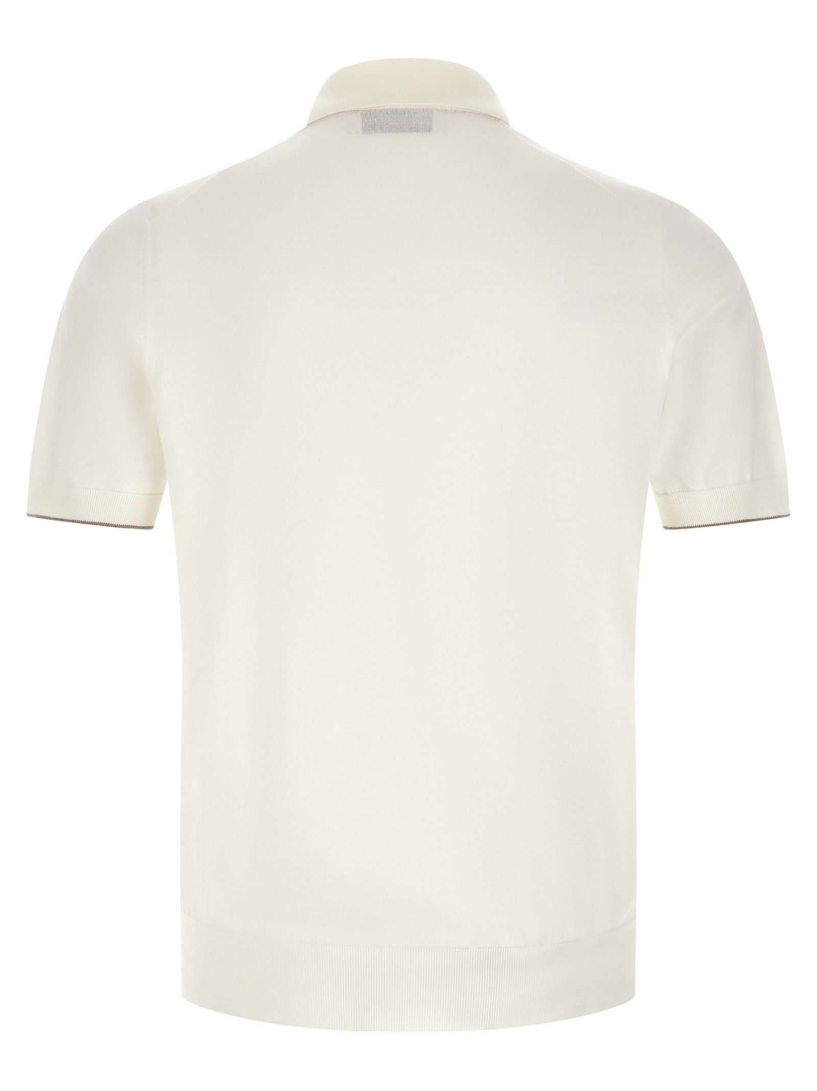 Brunello Cucinelli Logo embroidery polo shirt Size US XL / EU 56 / 4 - 2 Thumbnail