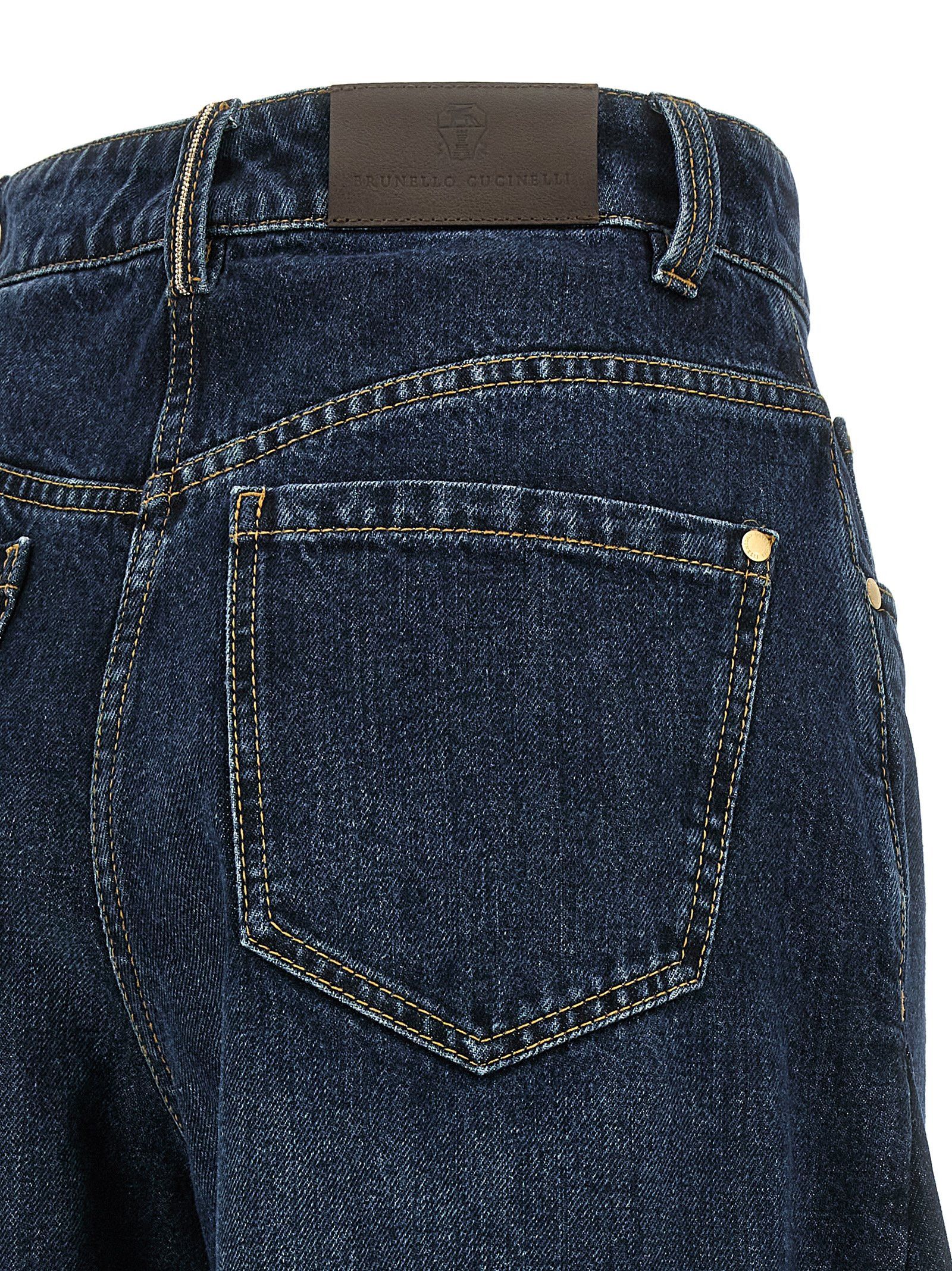 Brunello Cucinelli 'Wide Barrel full lenght' jeans Size 30" / US 8 / IT 44 - 4 Thumbnail