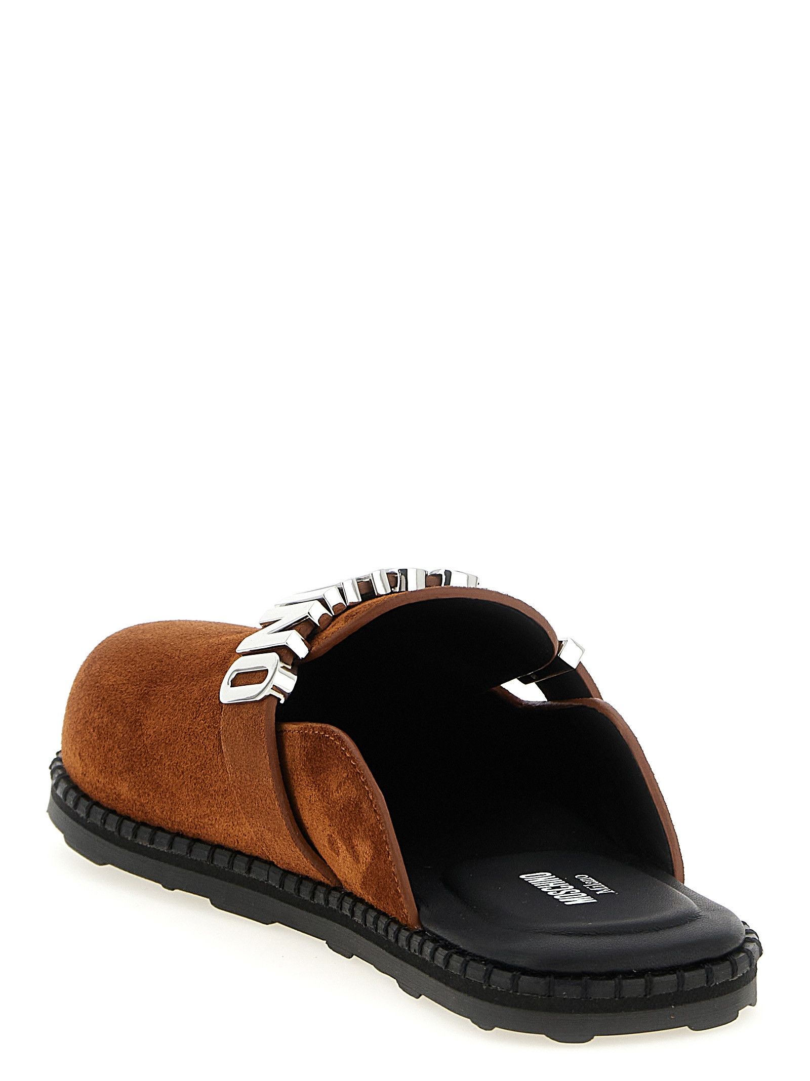 Suede sabots