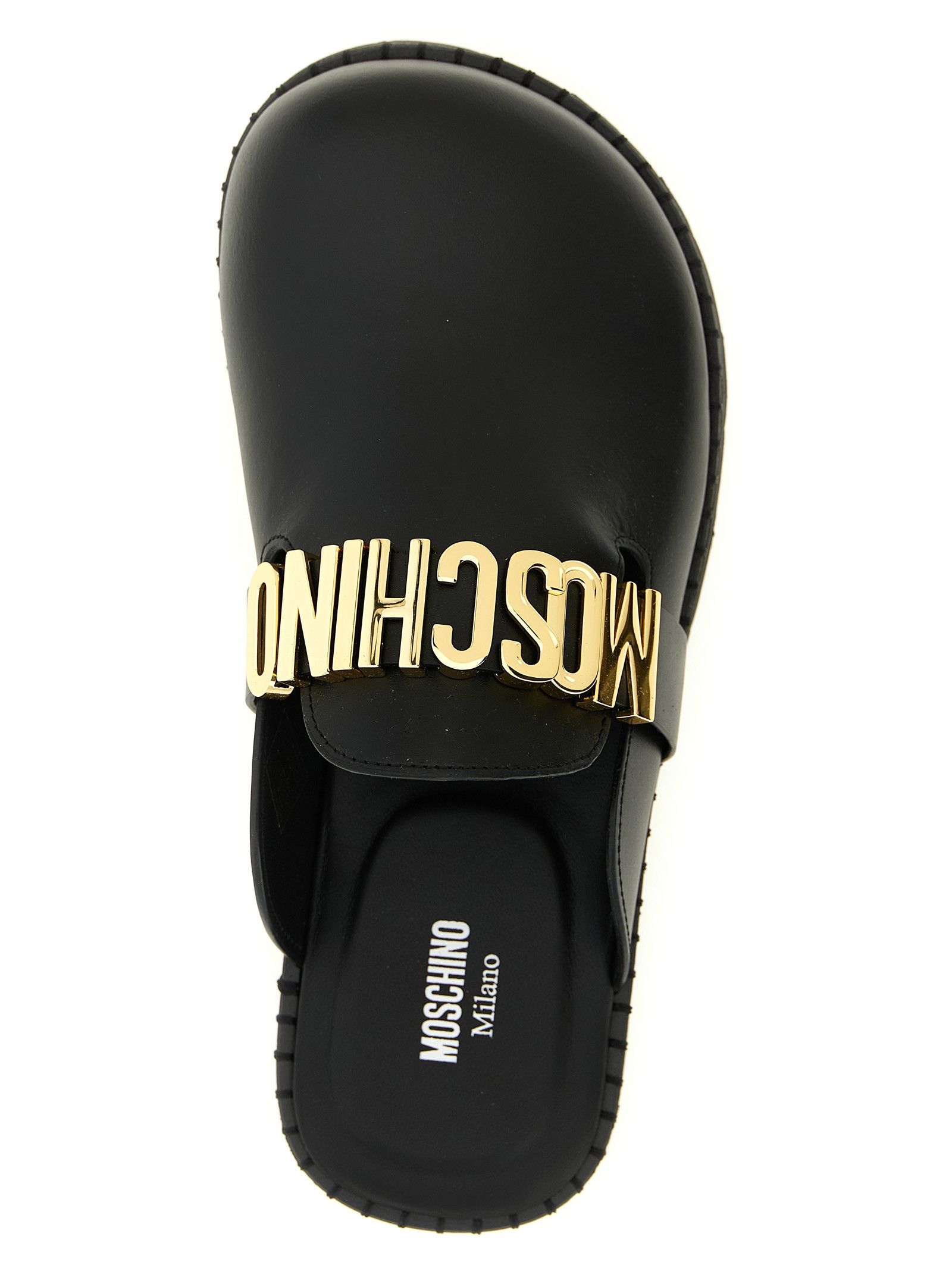 Moschino Leather sabots Size US 11 / IT 41 - 4 Thumbnail