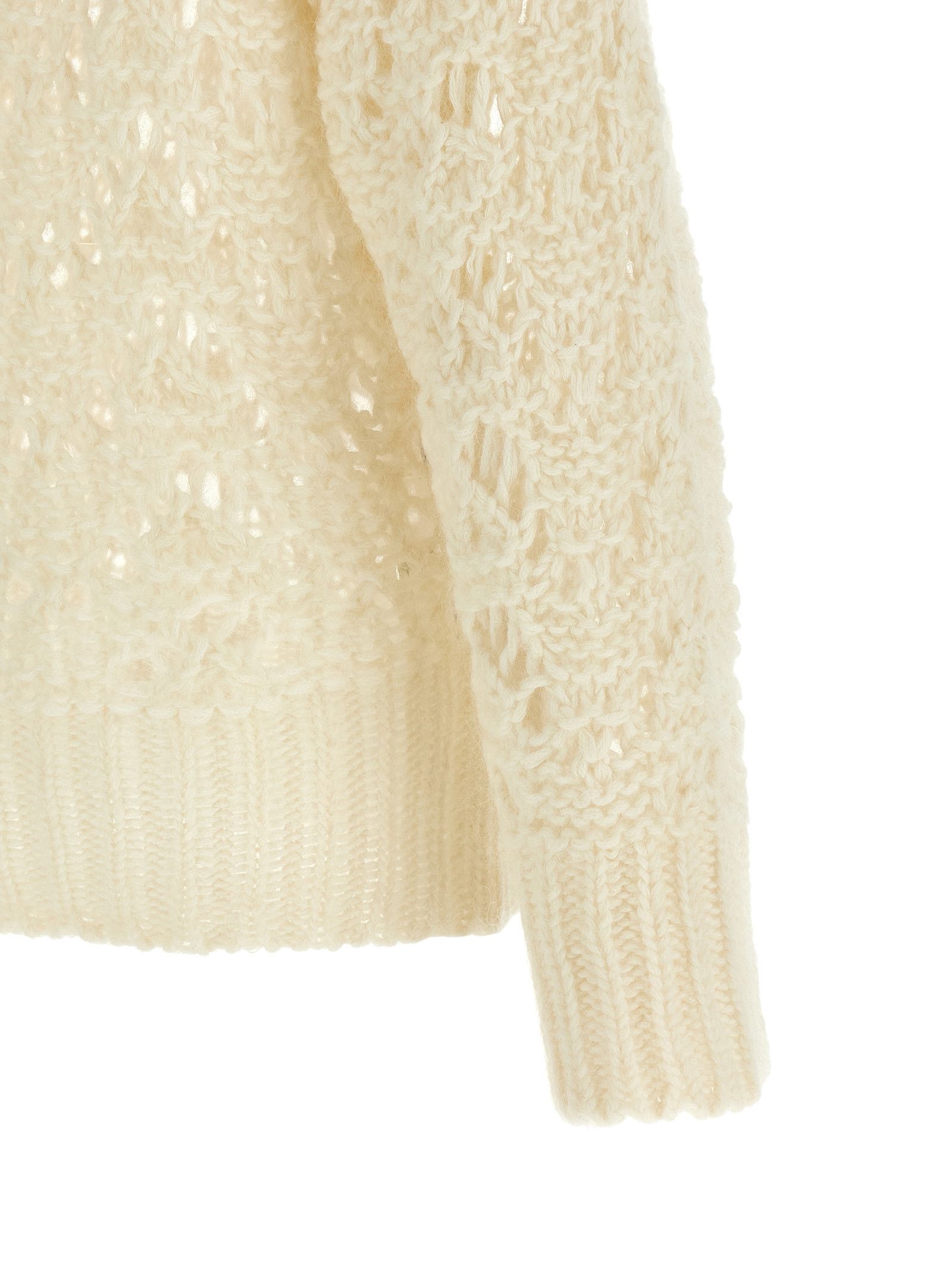 Fabiana Filippi Platinum mohair sweater Size S / US 4 / IT 40 - 4 Thumbnail